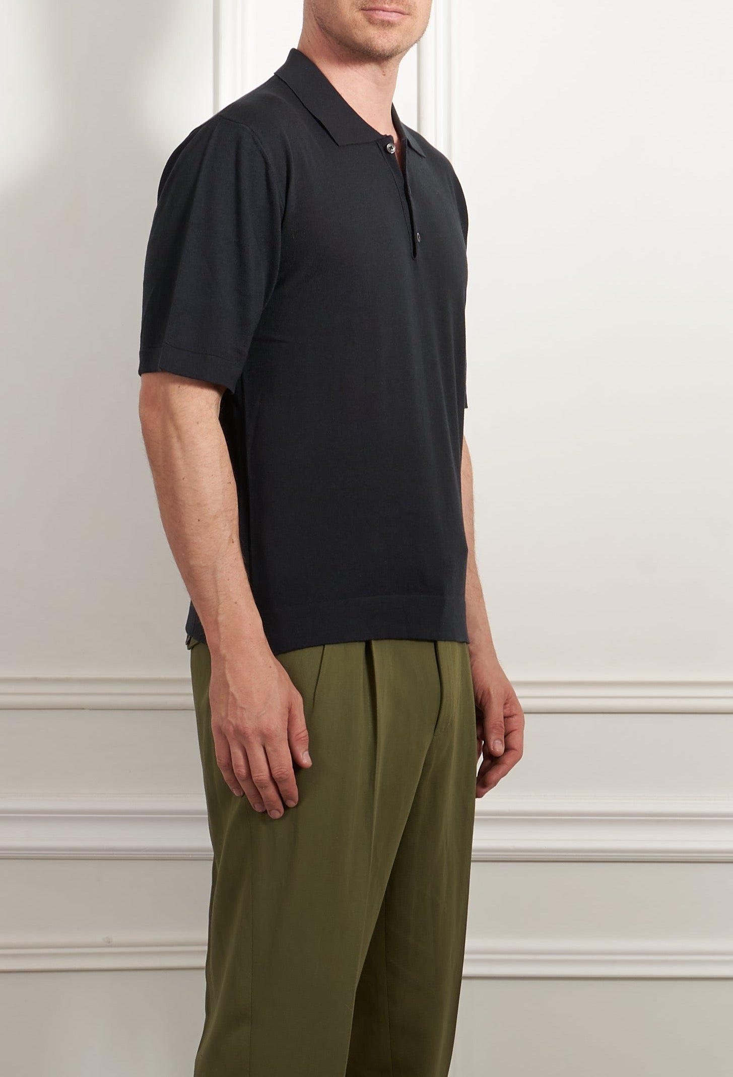 Polo shirt in navy