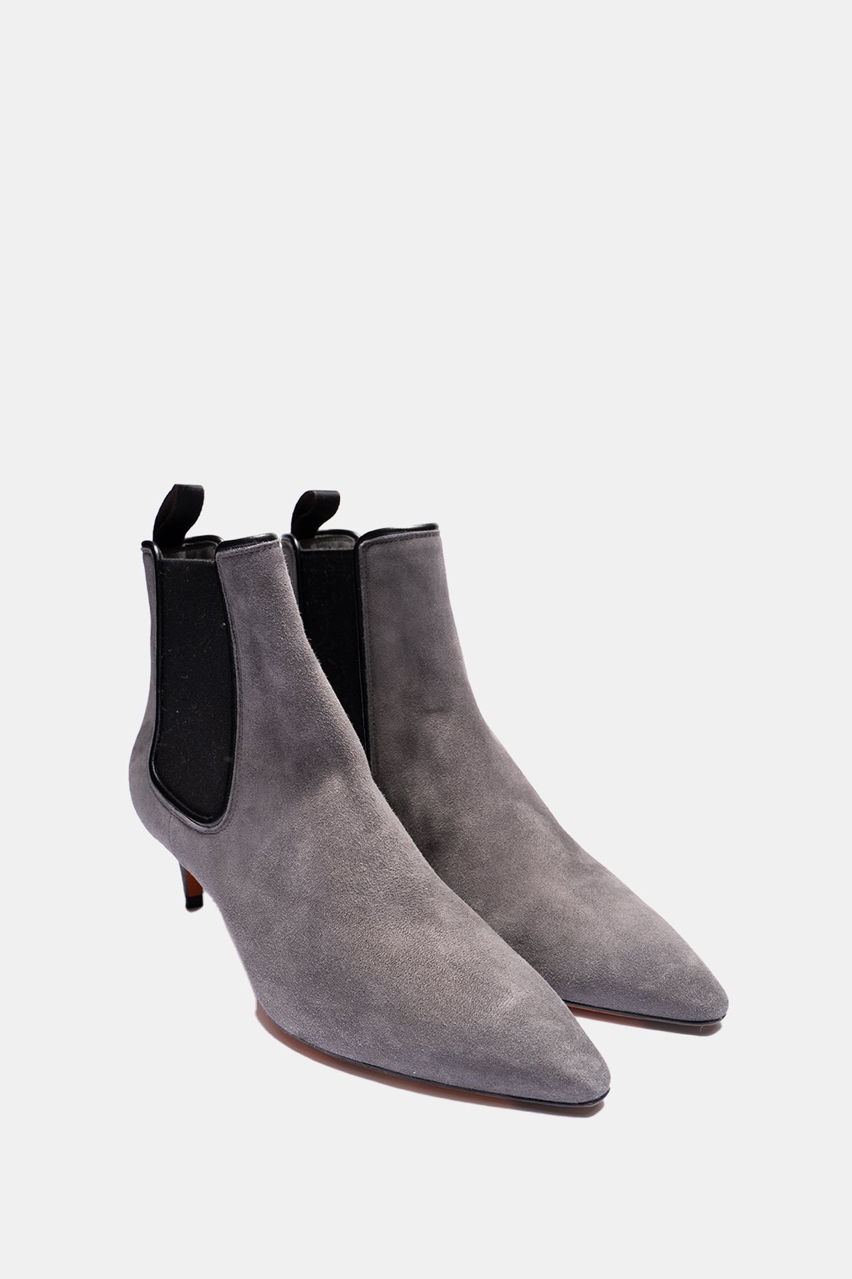 Stiefelette in grau