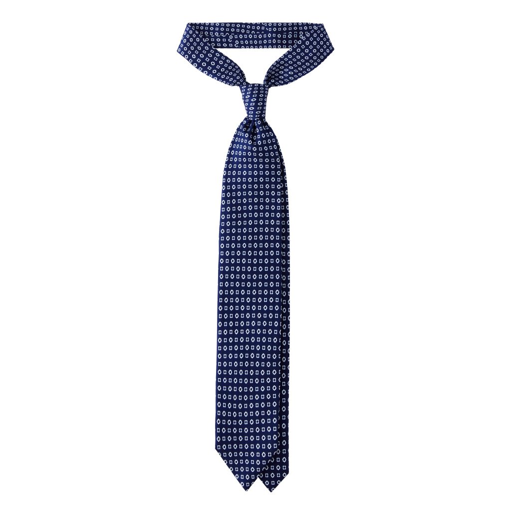 Tie in navy