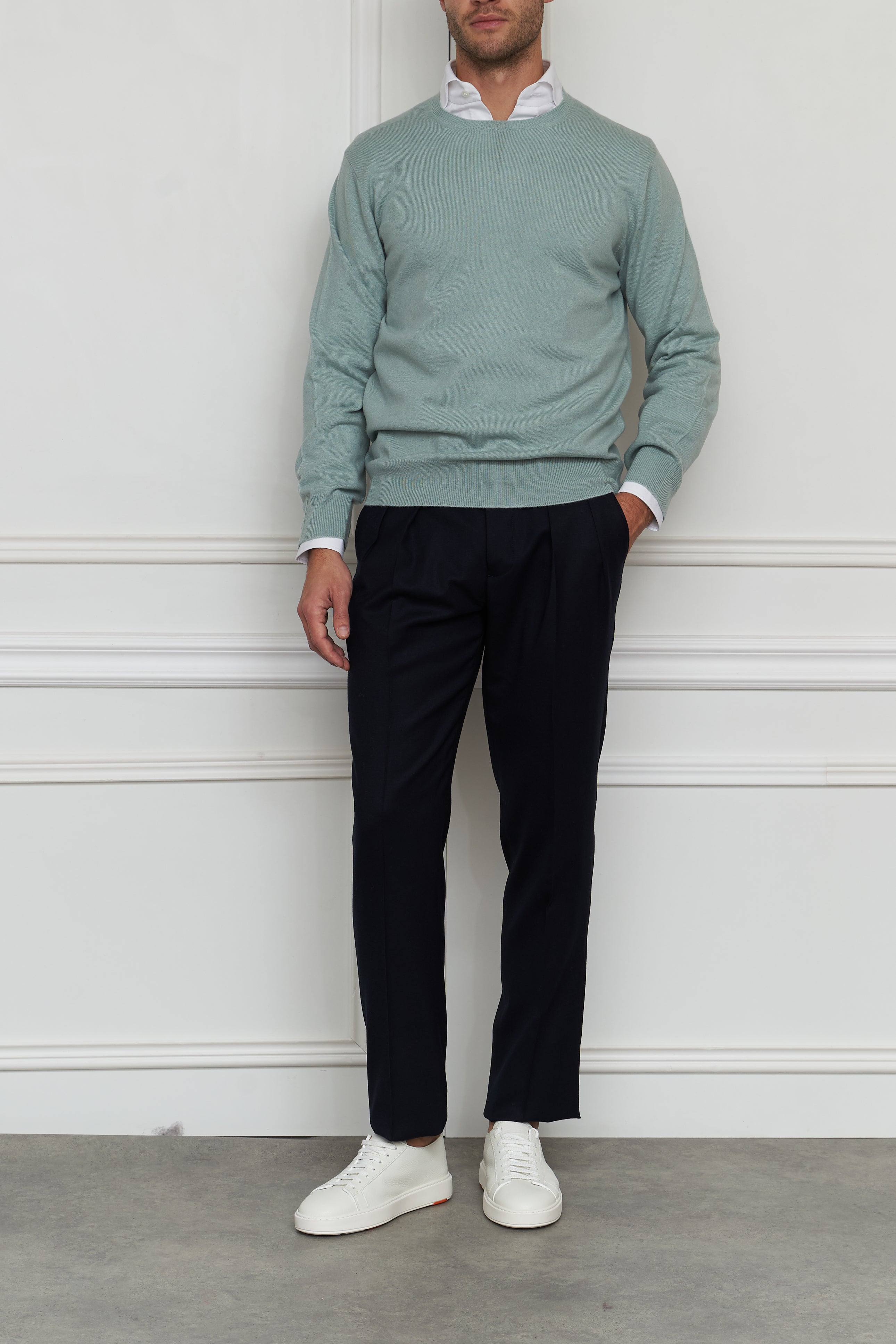 Cashmere-Pullover in mint