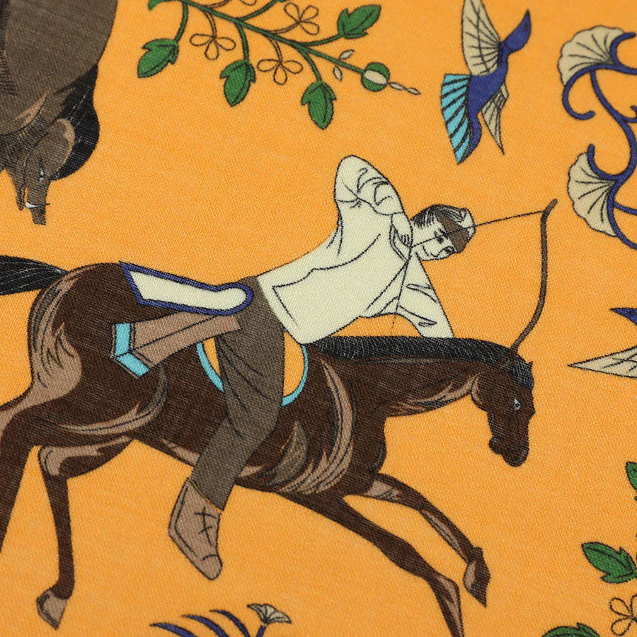 Einstecktuch in orange