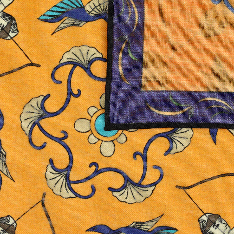 Einstecktuch in orange