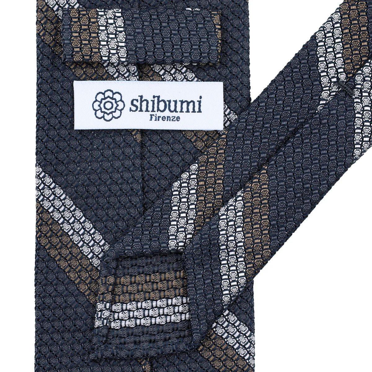 GESTREIFTE KRAWATTE IN grau