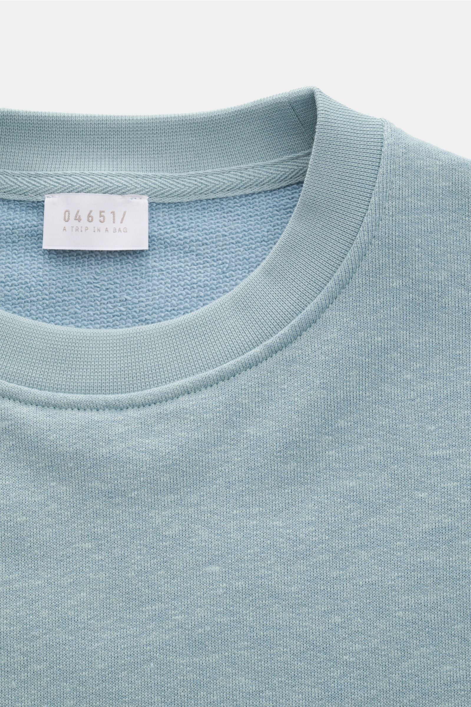Rundhals-Sweatshirt 'CL Crew' in rauchblau meliert
