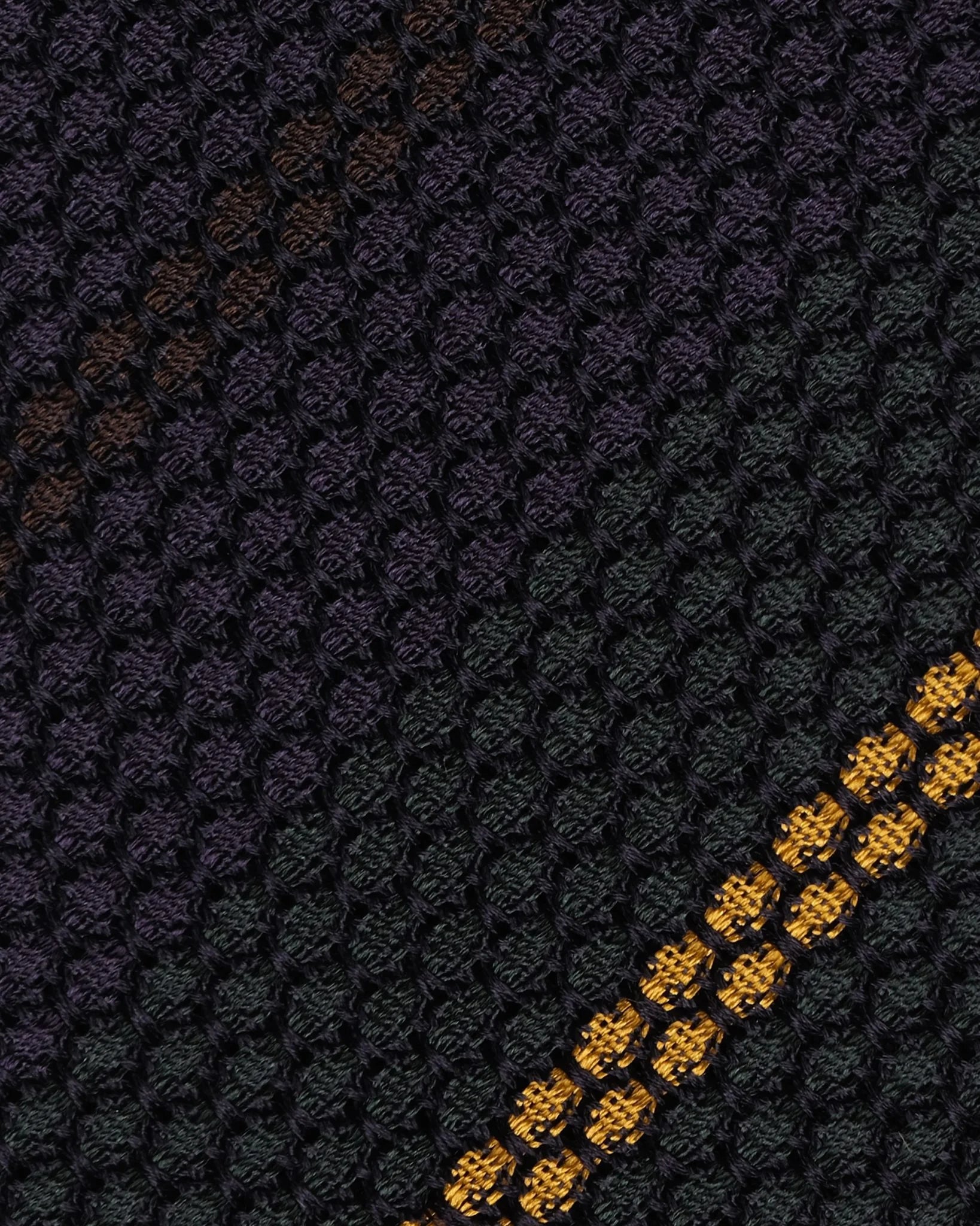 Krawatte in marine-grün gestreift