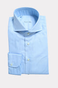 blue and white striped shirt