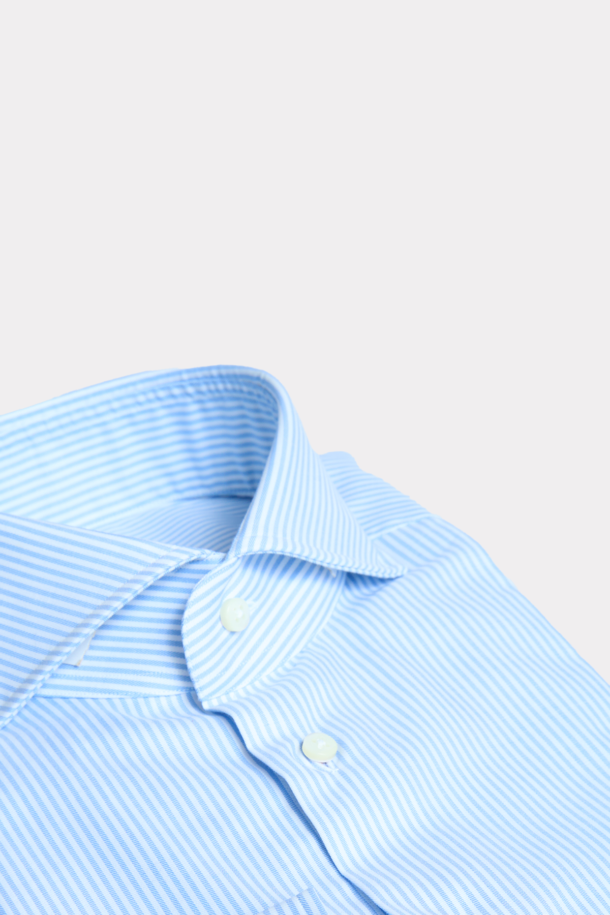 Blue and white striped shirt