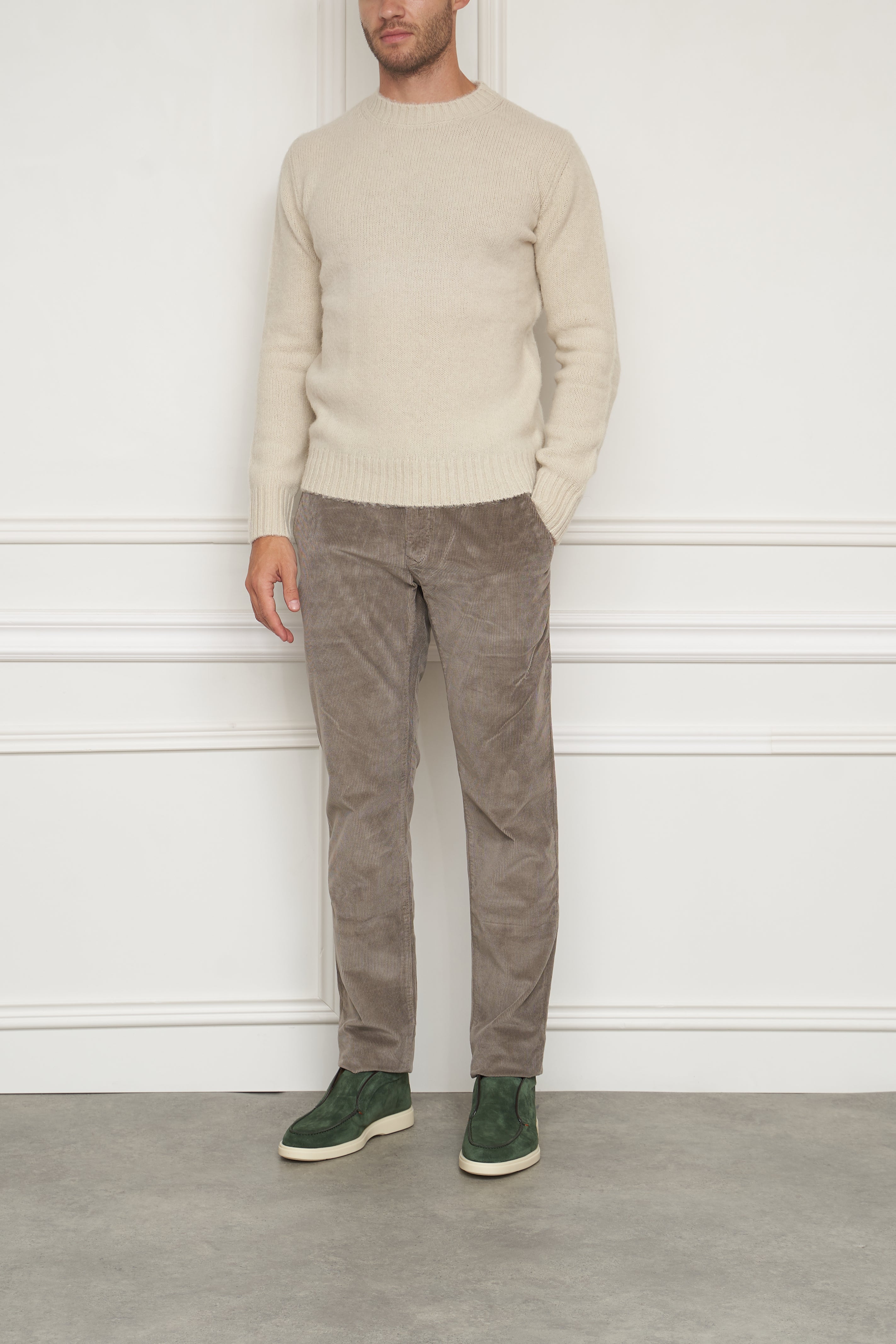 Woll Pullover in beige