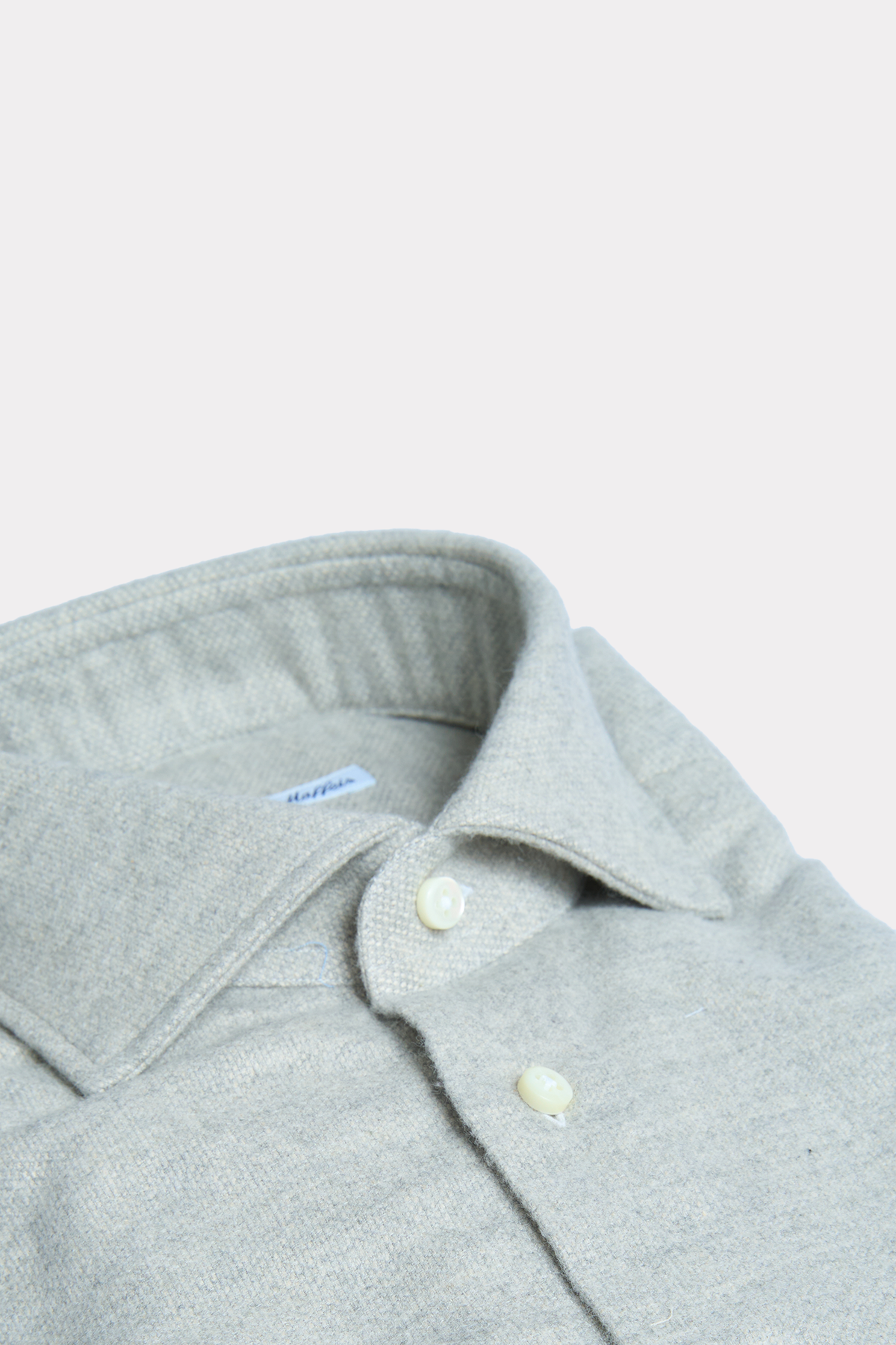 Flannel shirt in grey