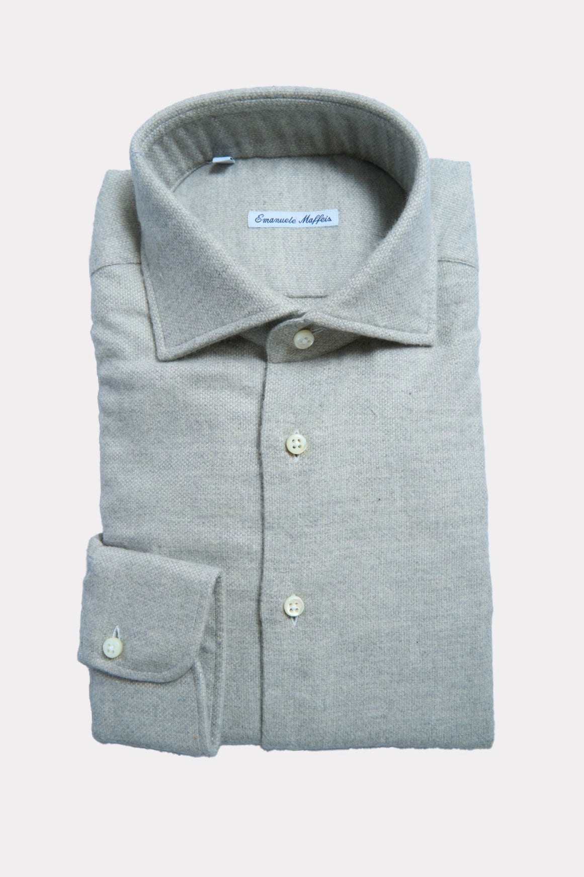 Flannel shirt in grey