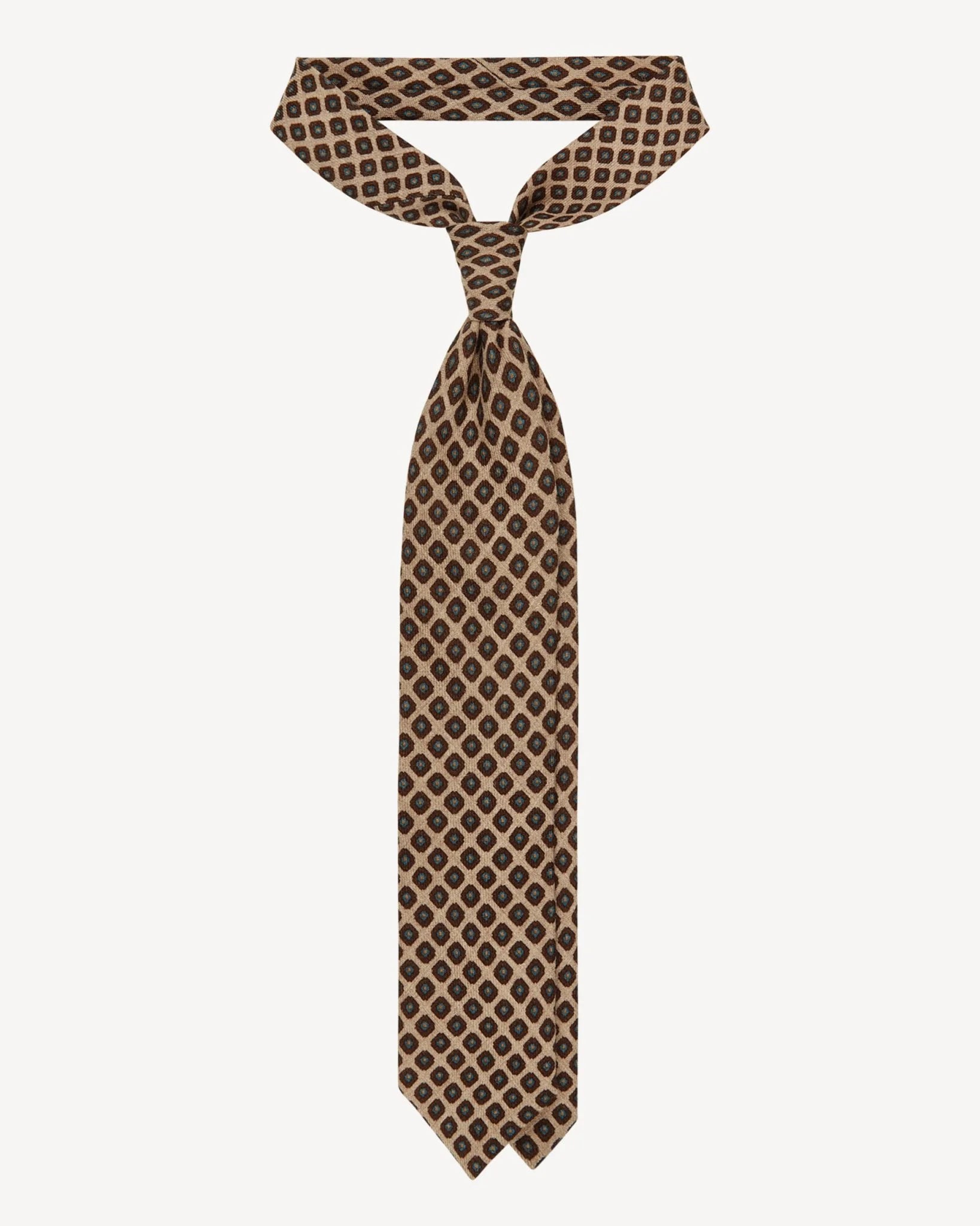 Wollkrawatte in beige