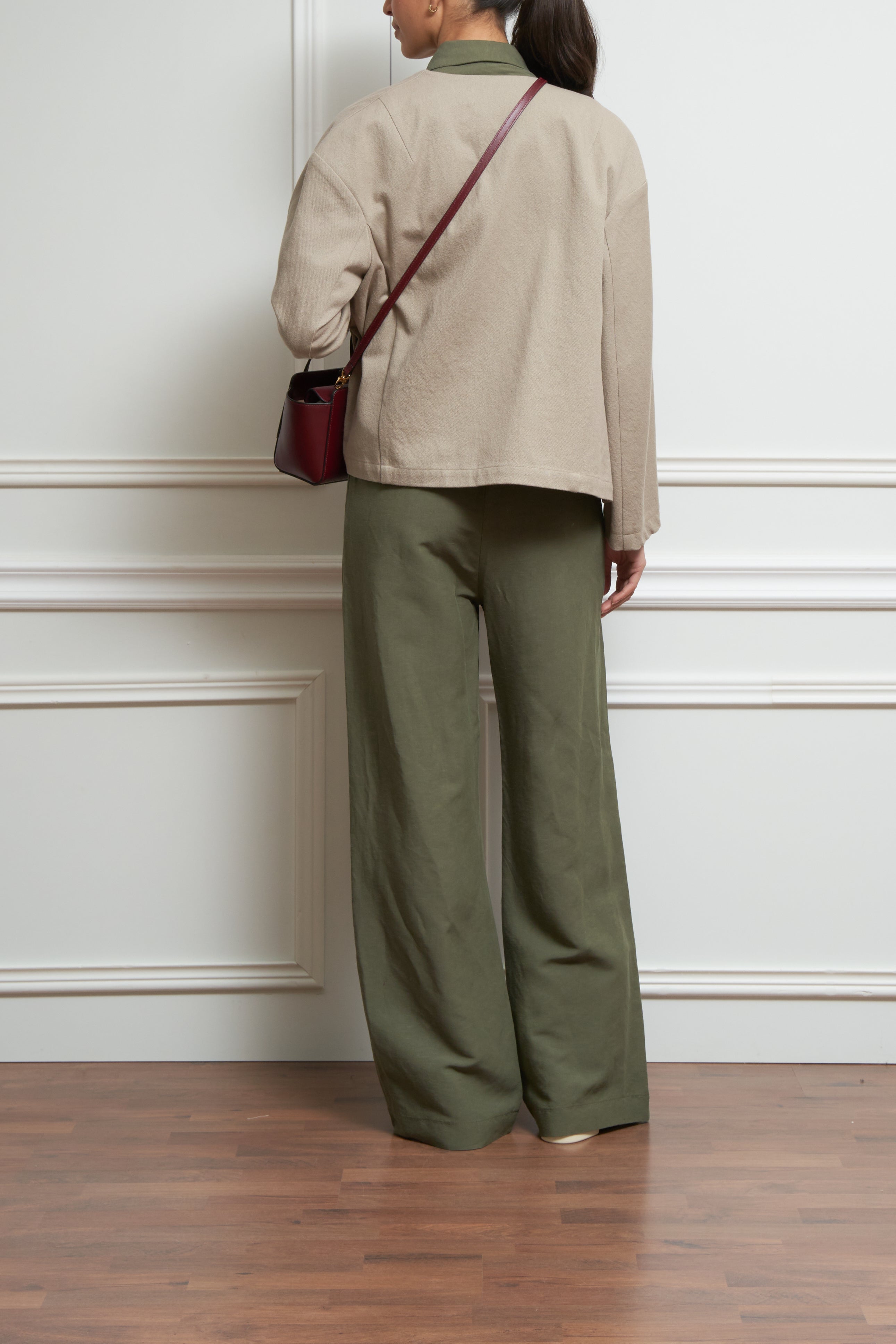 Jacke in taupe