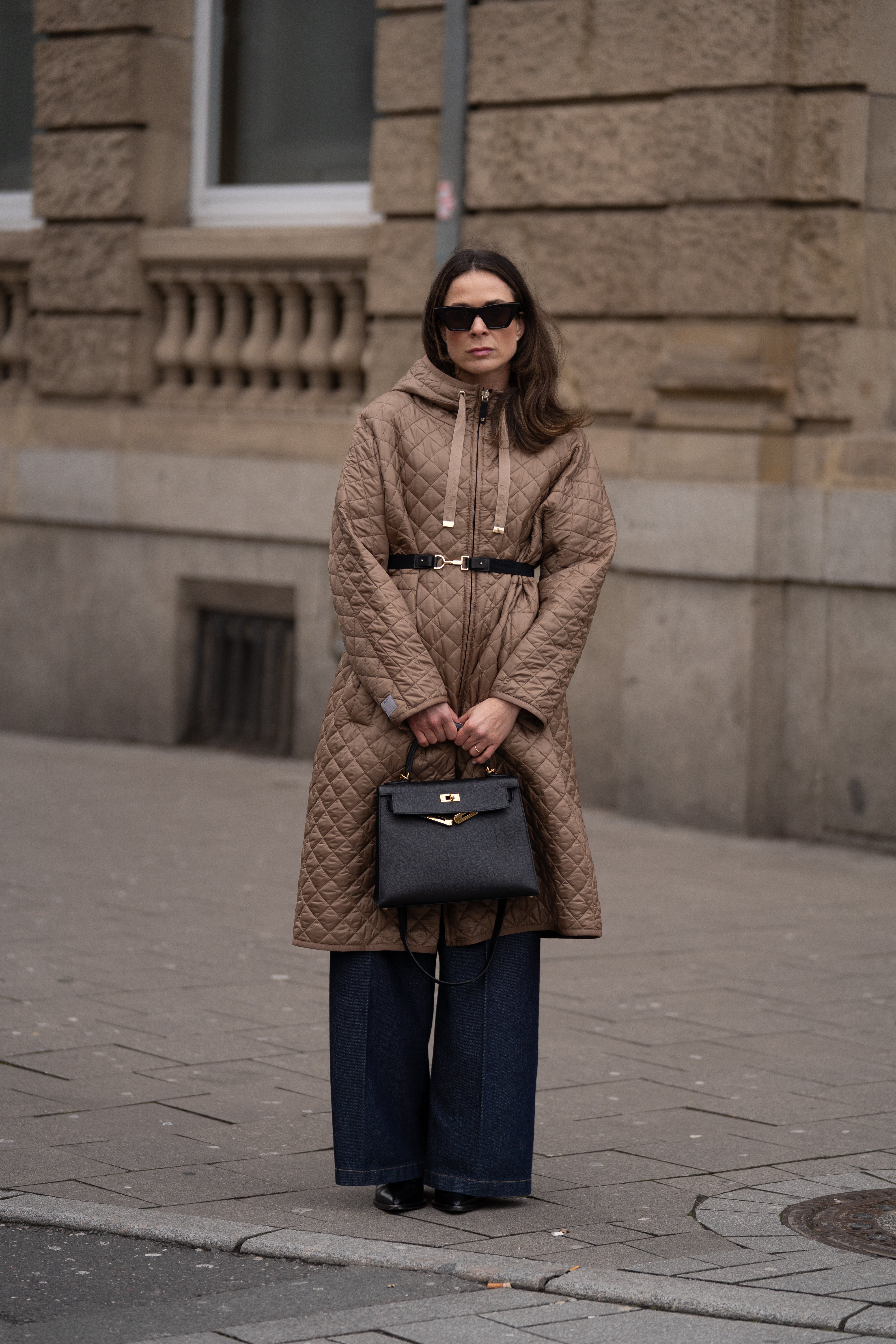 Steppmantel 'Buono' in braun