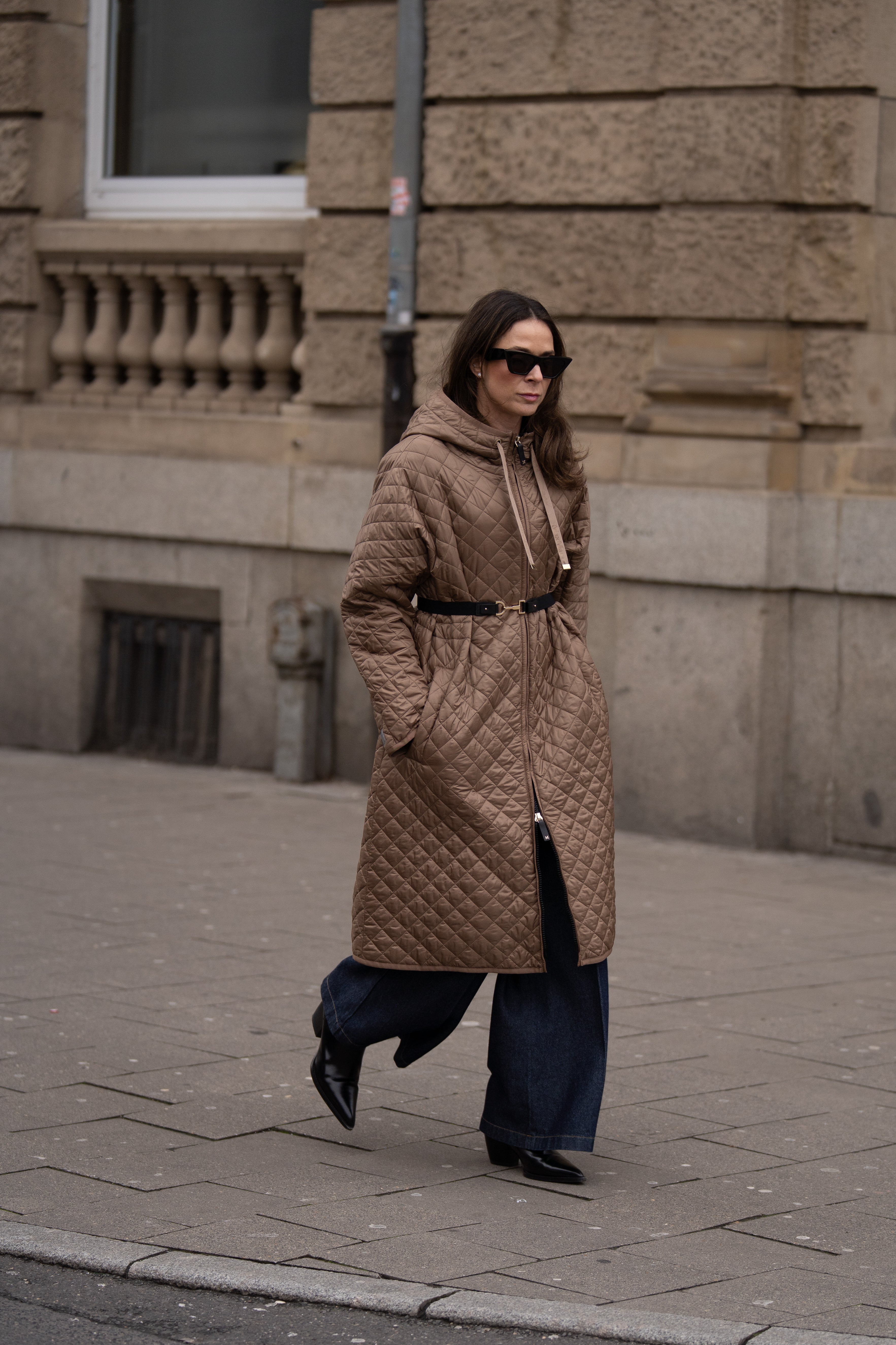 Steppmantel 'Buono' in braun