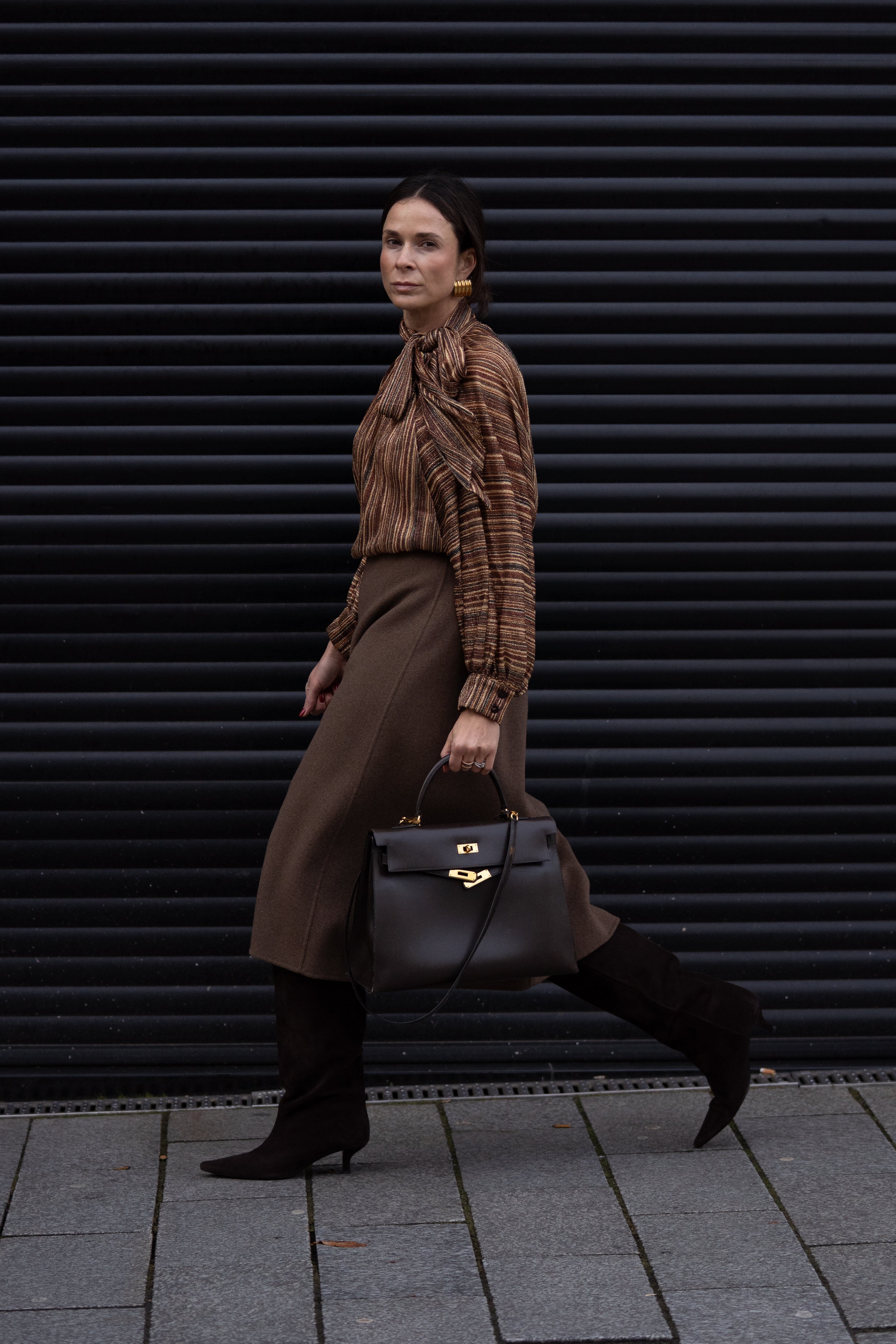 Glitzerende Schluppenbluse in multi