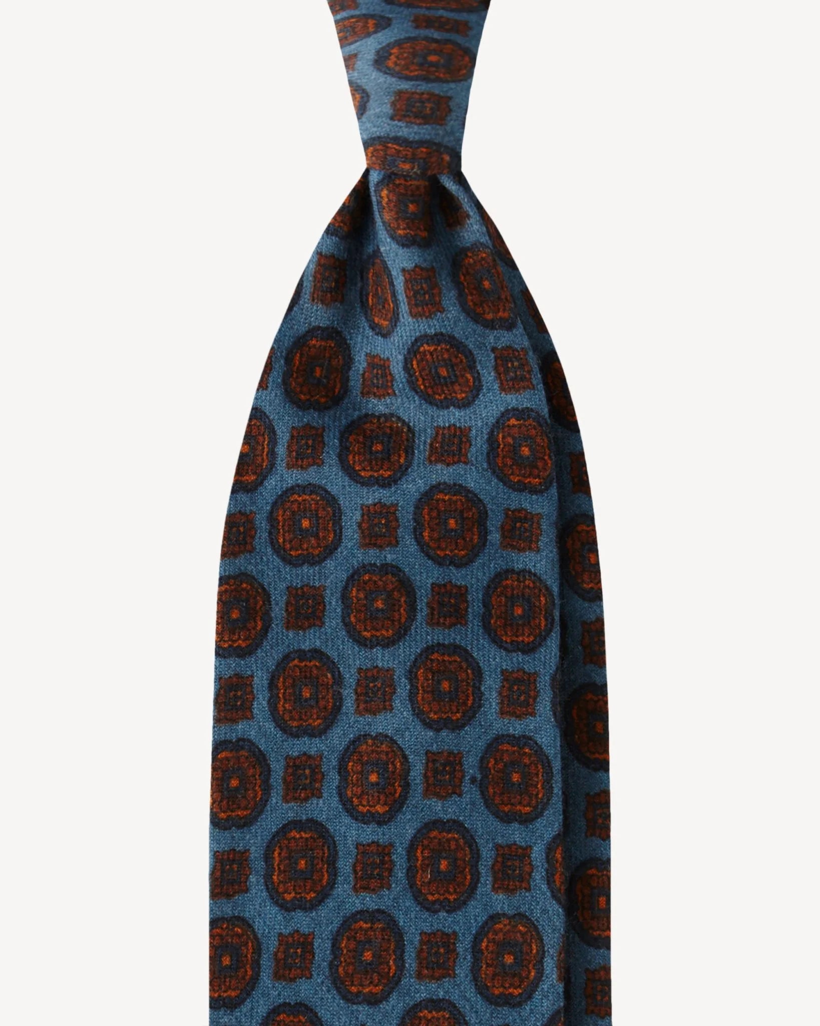 Wollkrawatte in blau