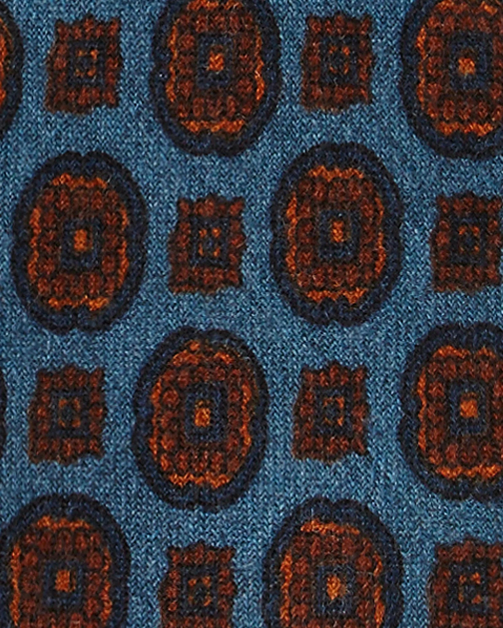 Wollkrawatte in blau