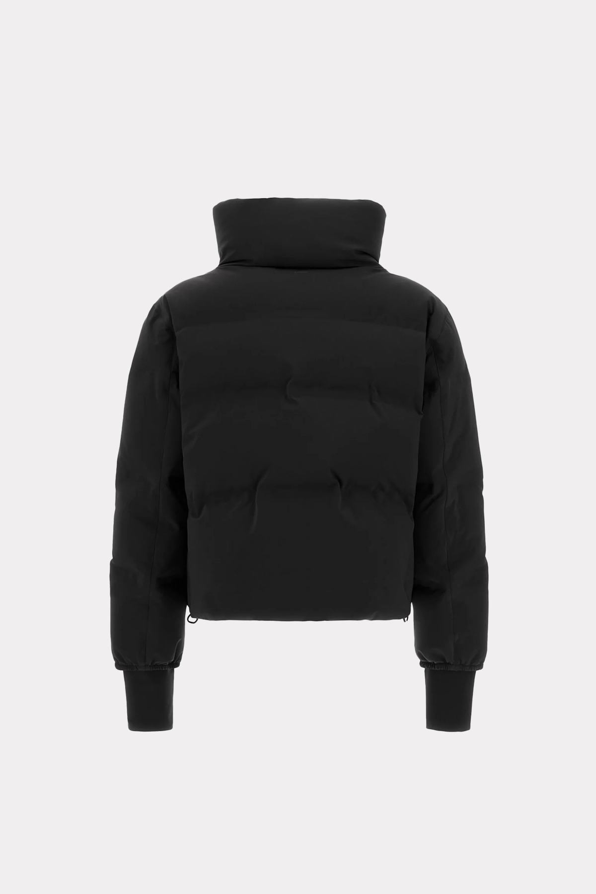 Kurze Daunenjacke in schwarz