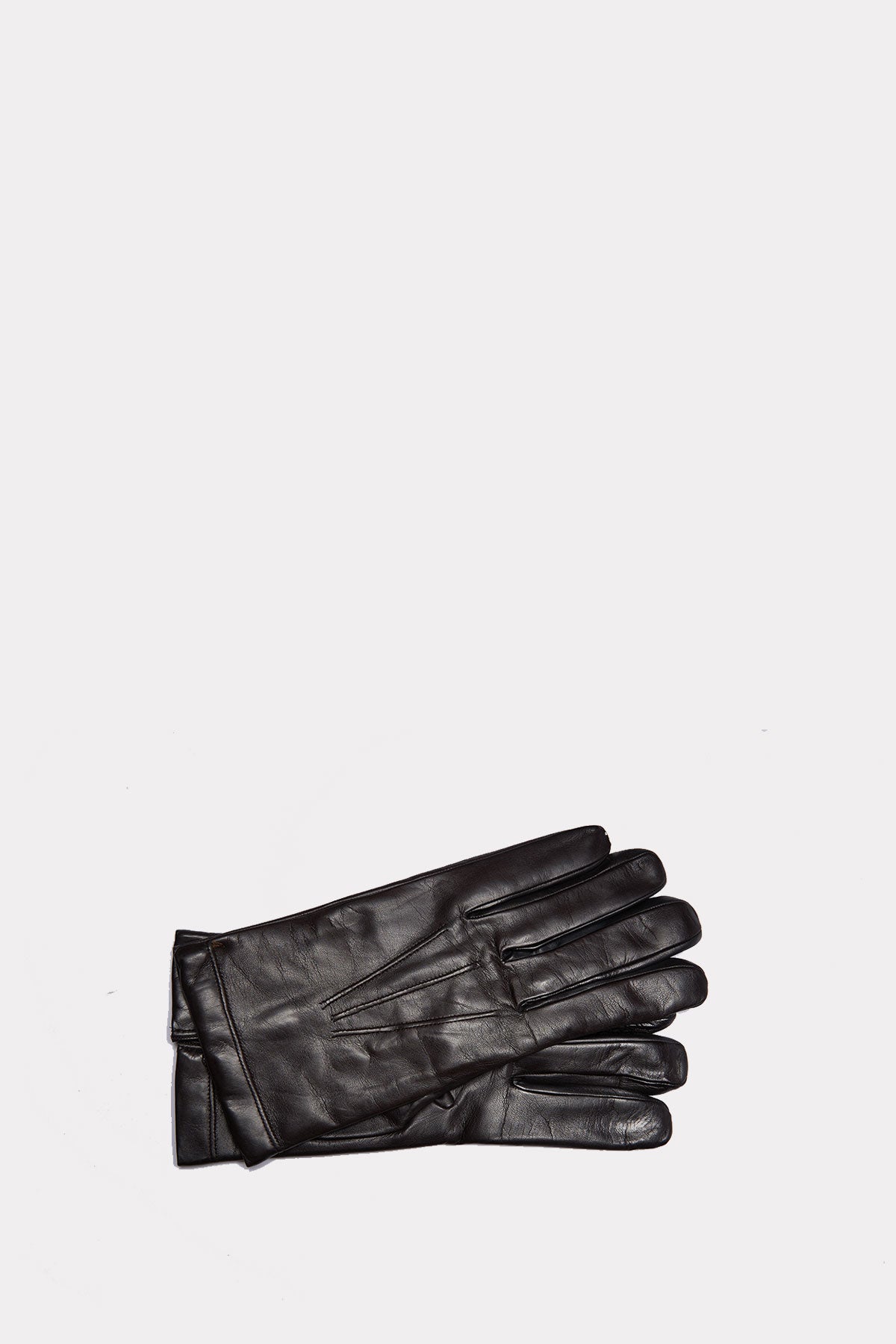 Leder Handschuhe in schwarz