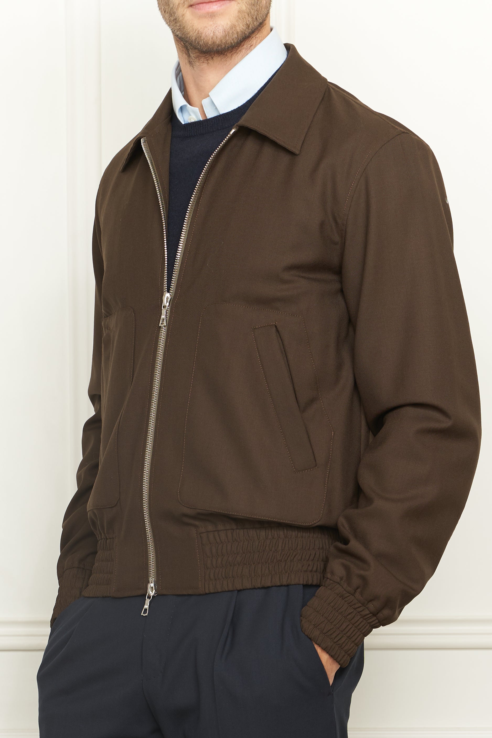 Blouson in braun