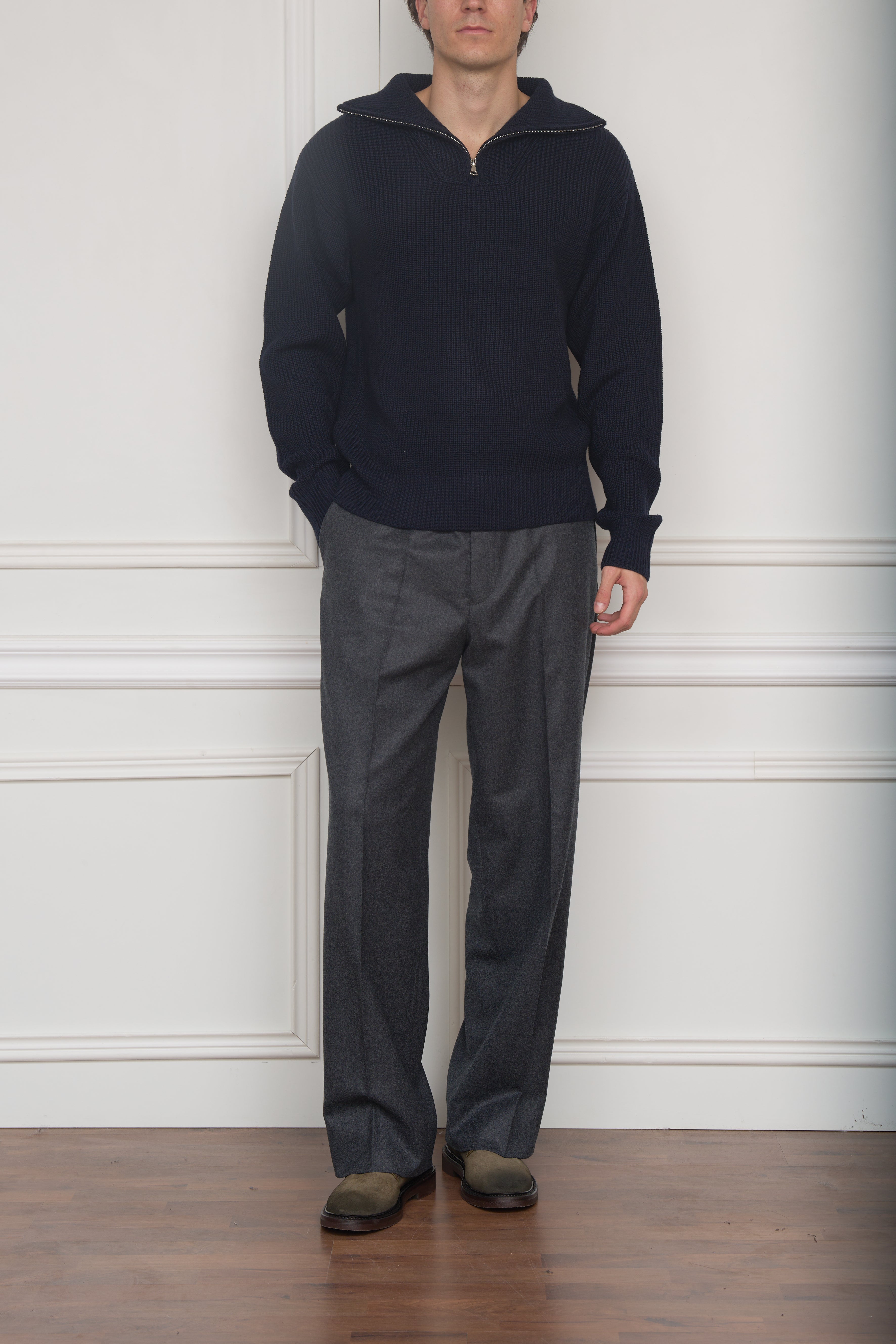 Grober Troyer in Navy