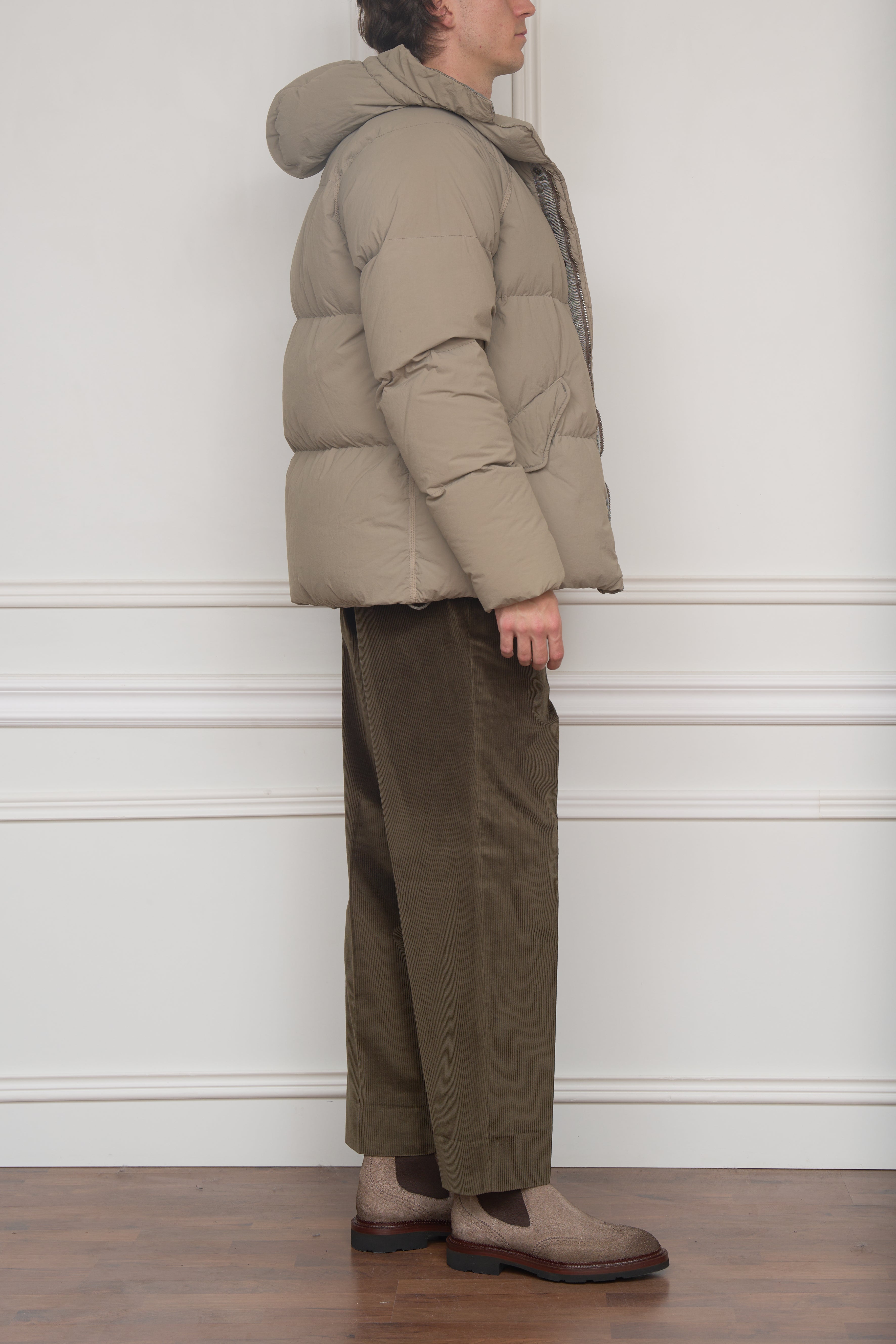 Daunenjacke in beige