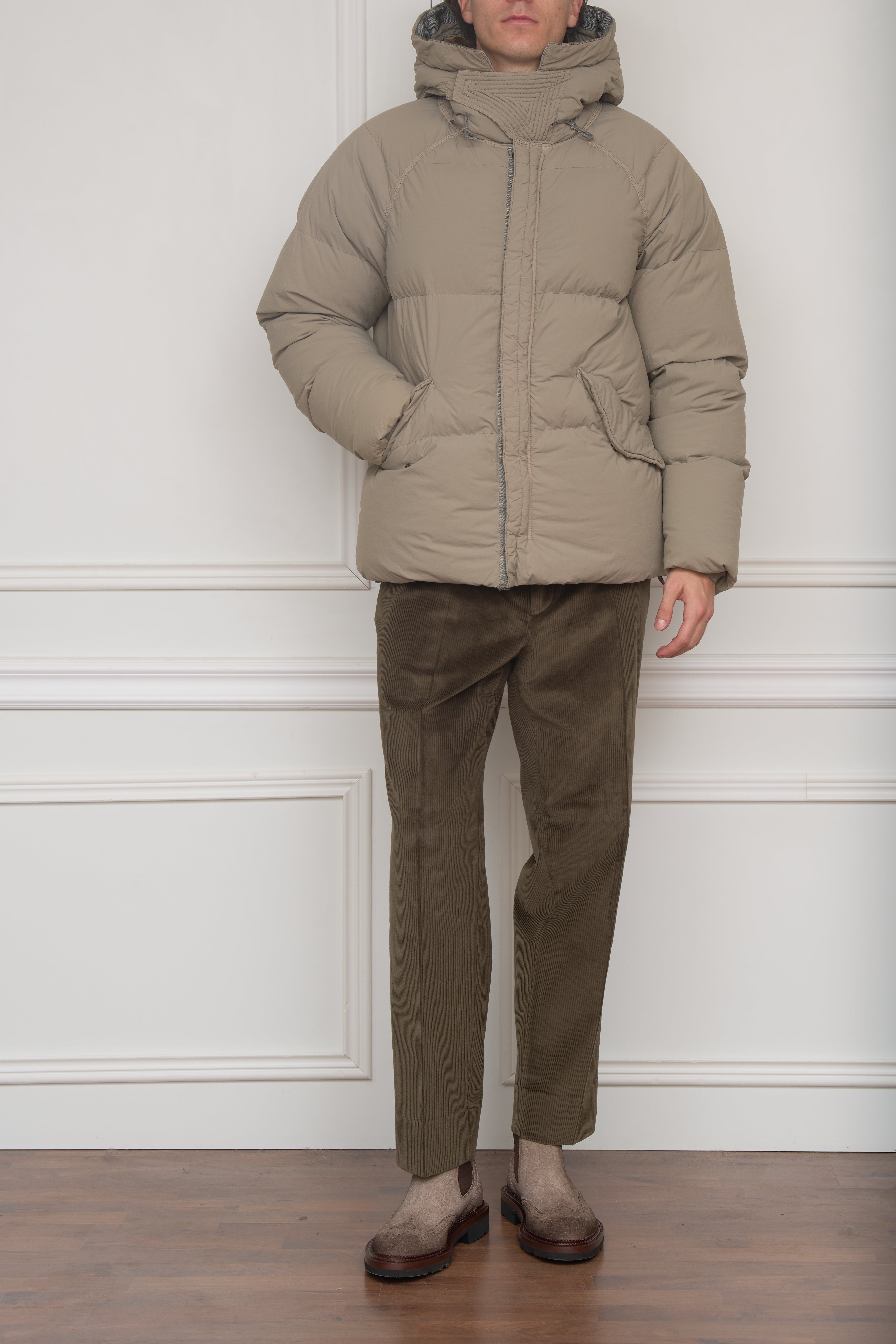 Daunenjacke in beige