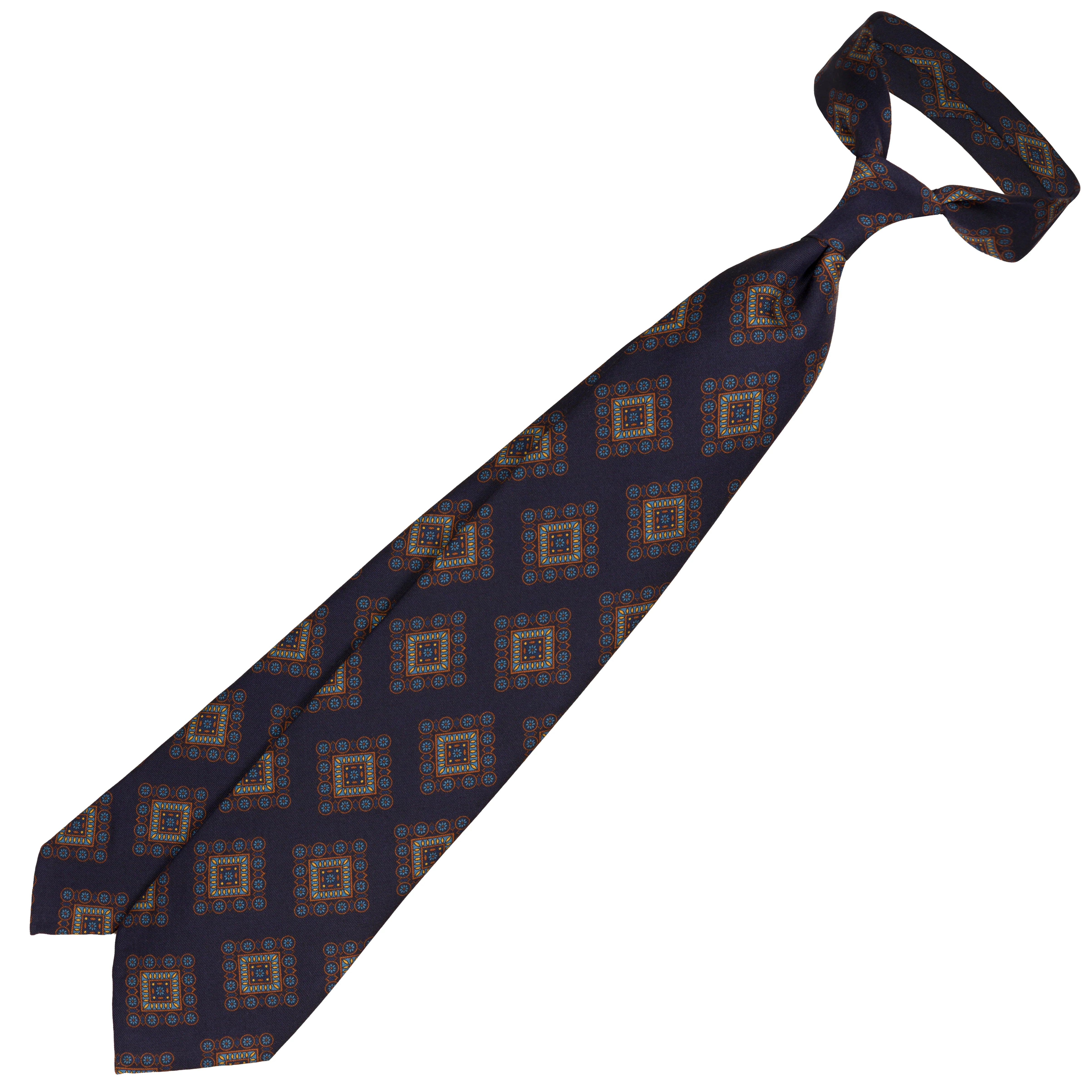 Tie in brown