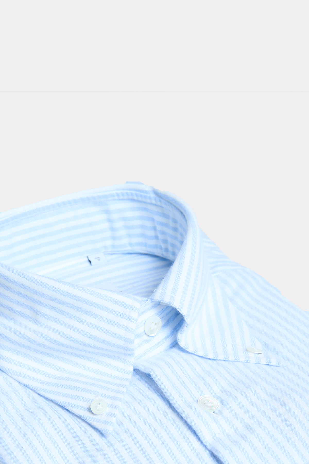 Blue and white striped shirt