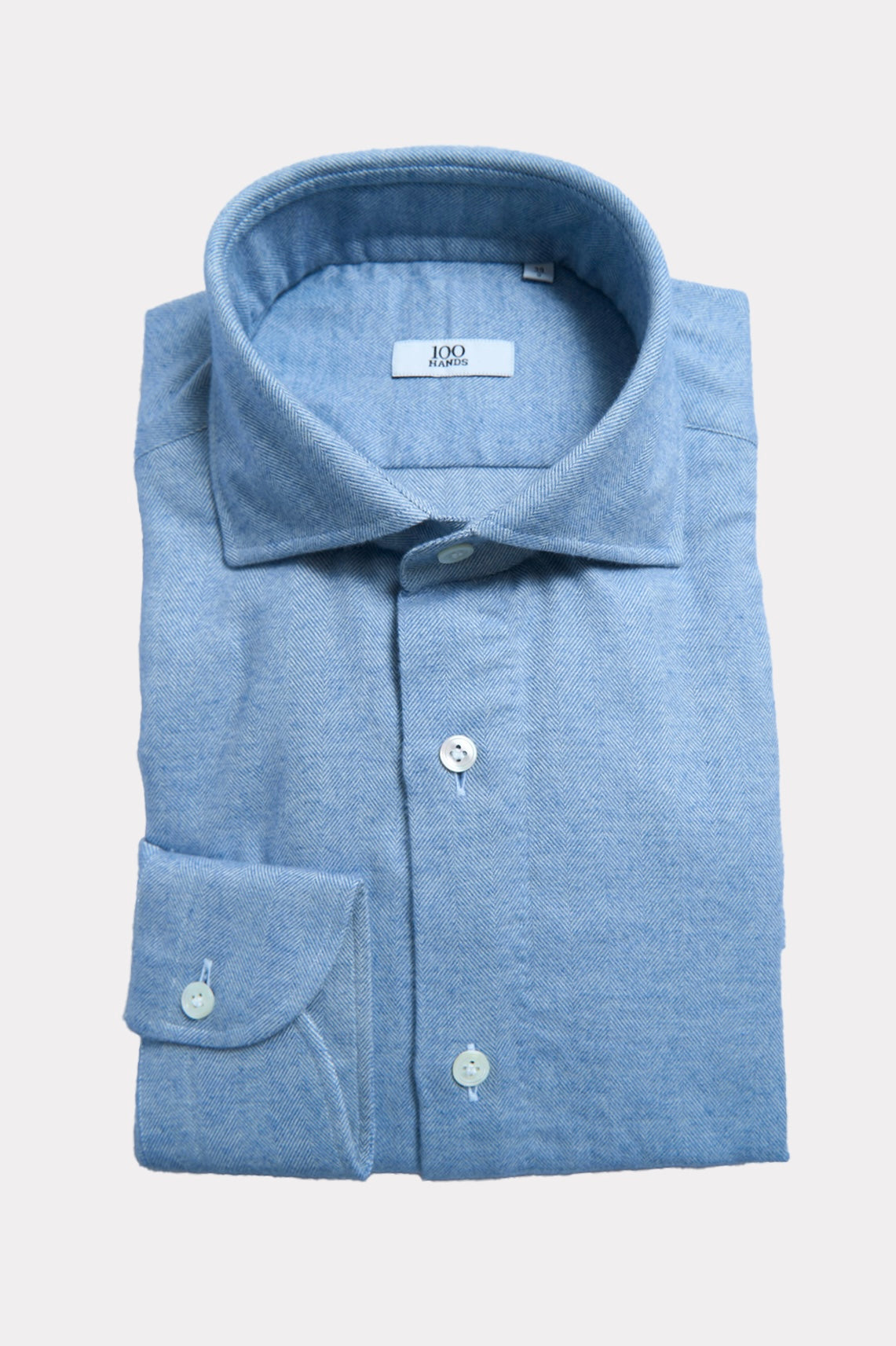 Flannel shirt in blue
