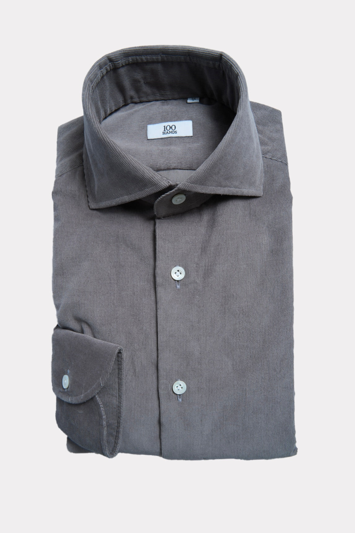 Cord shirt in grey