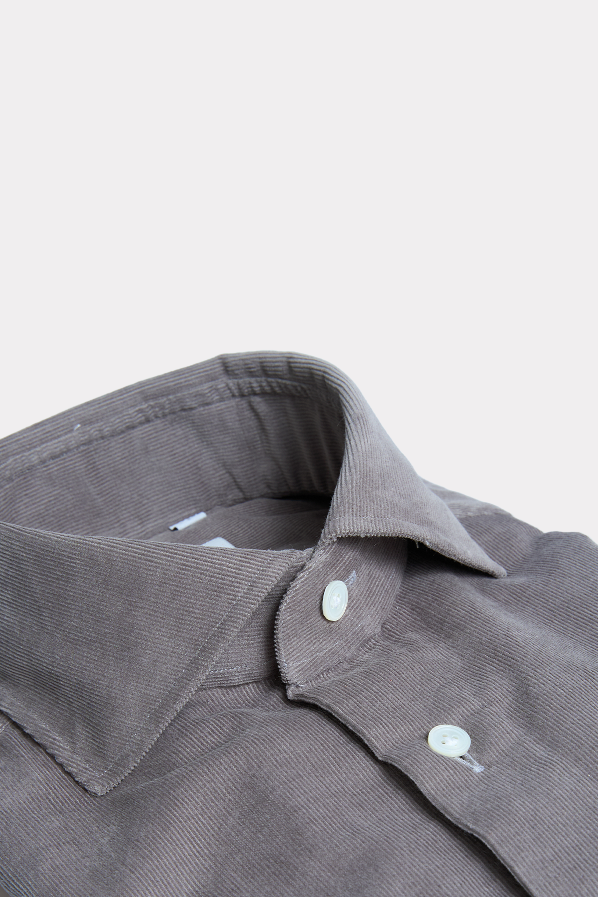 Cord shirt in grey