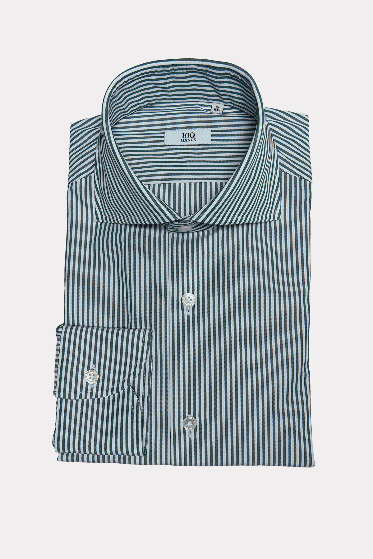 Hemd in grün weiss gestreift