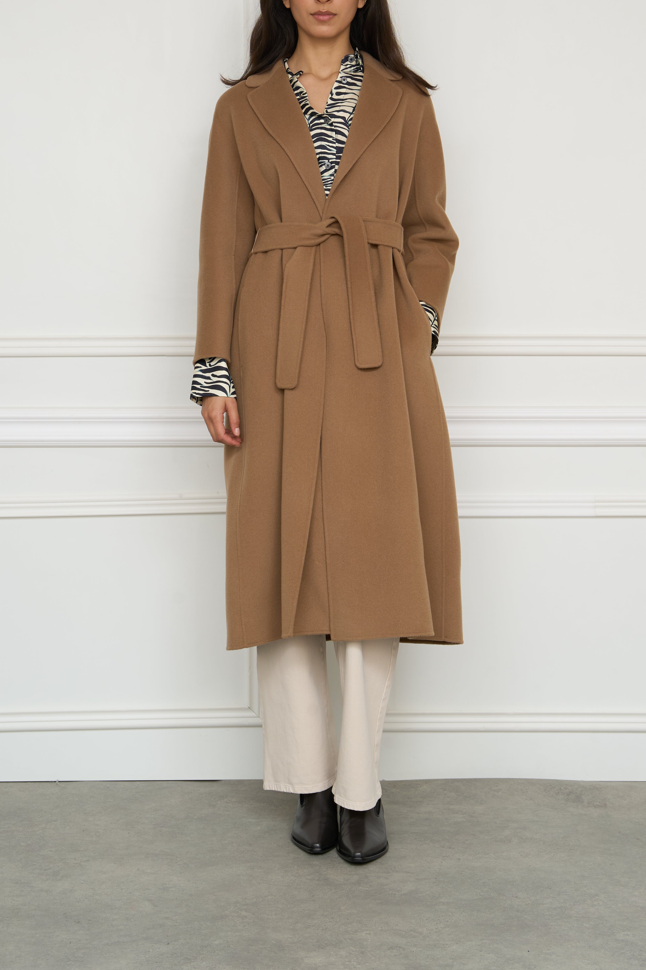 Wool Camel Active Wollmantel Camel Daunenmantel Damen Beige Braun