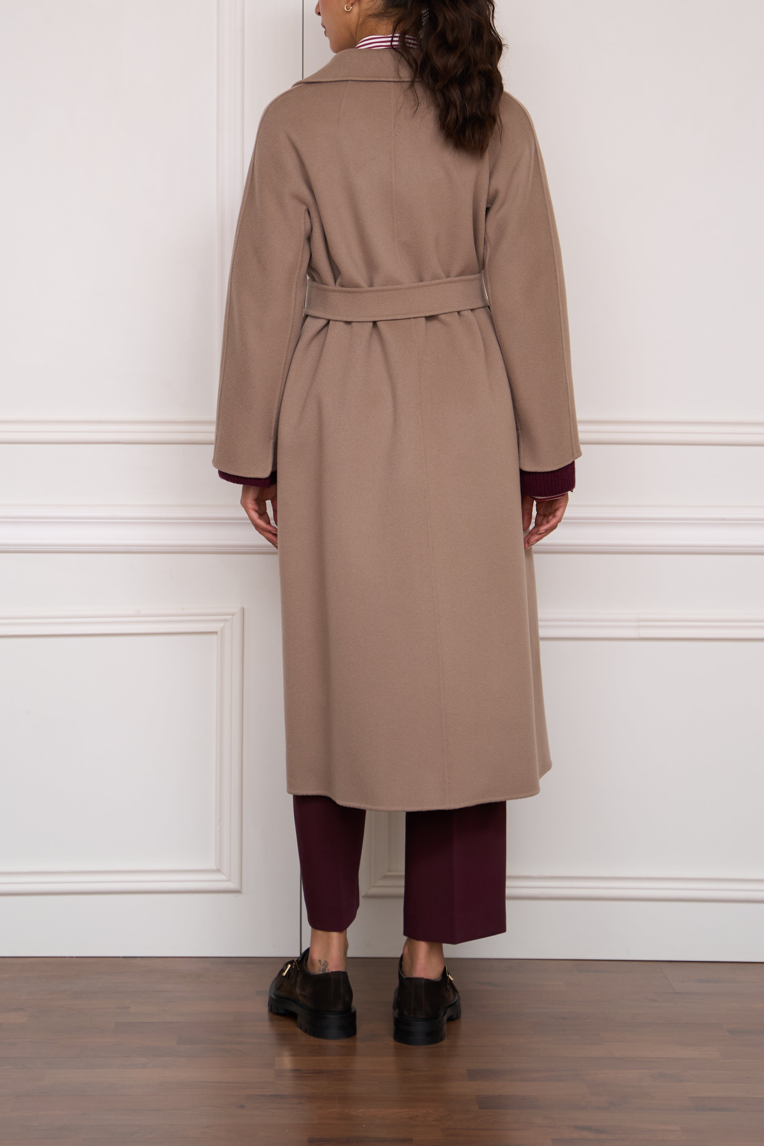 Wollmantel 'Esturia' in taupe