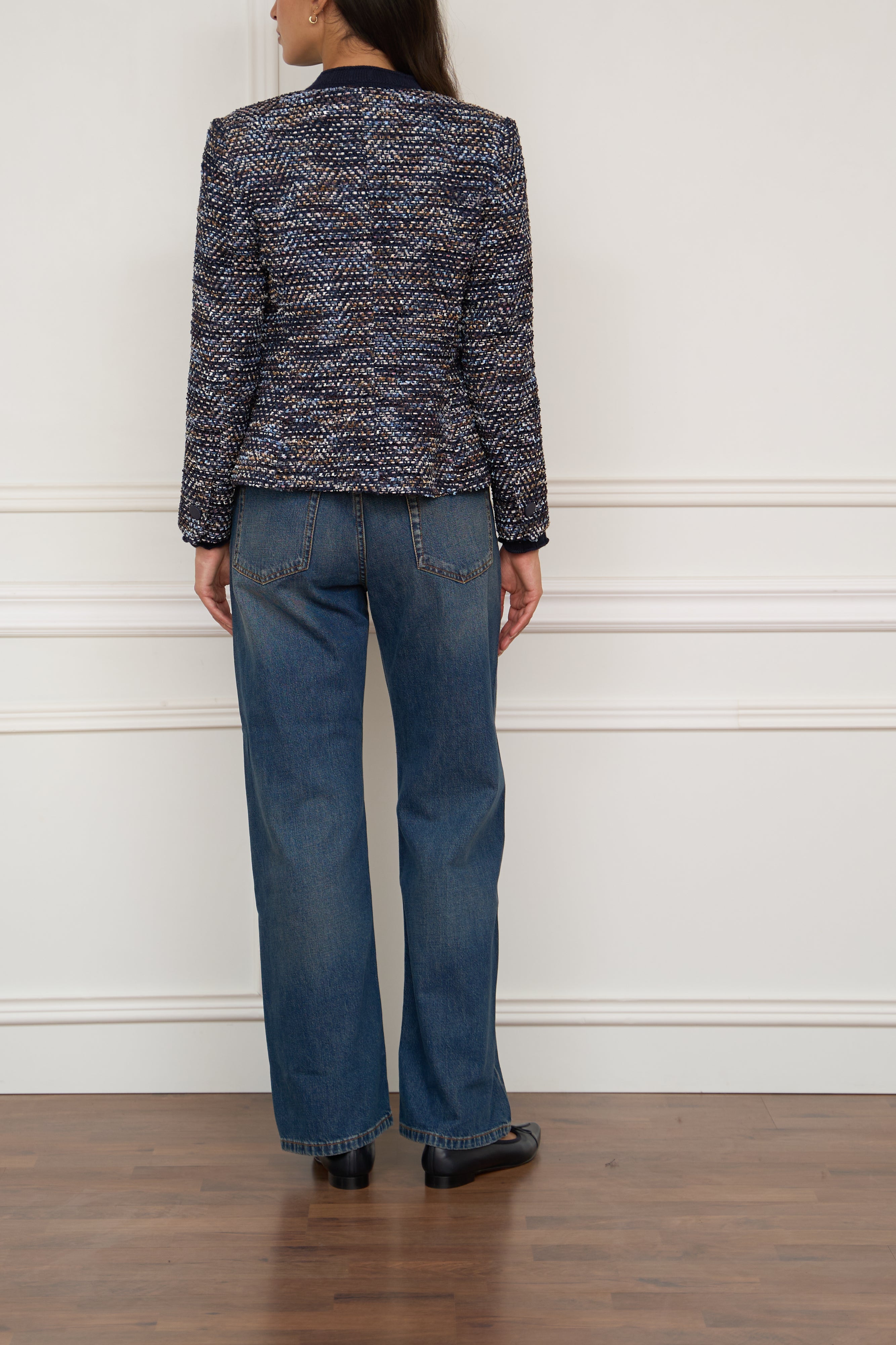 Tweed-Jacke 'Jodie' in marine