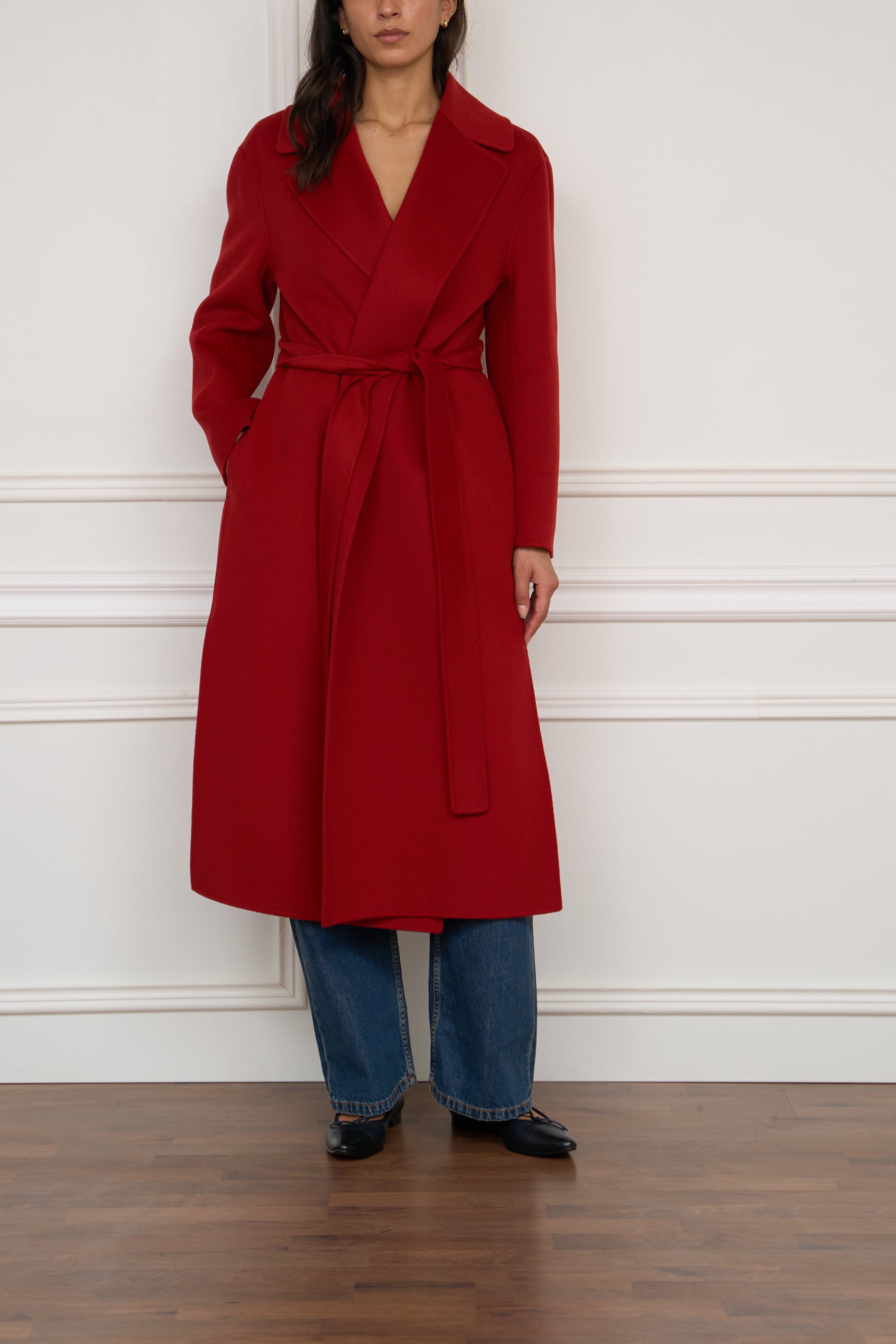 Wollmantel 'Livia' in rot