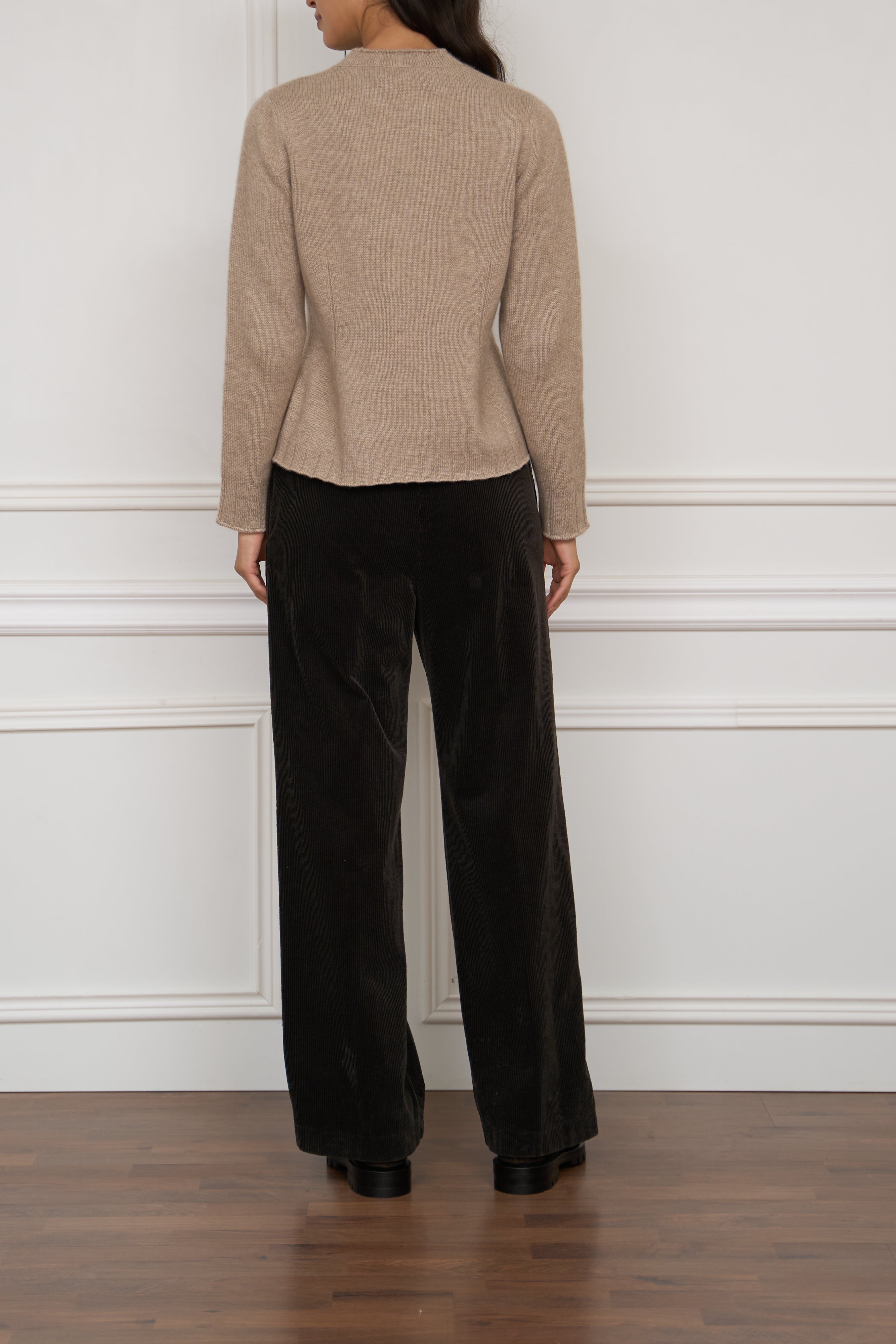 Kaschmir-Pullover in beige