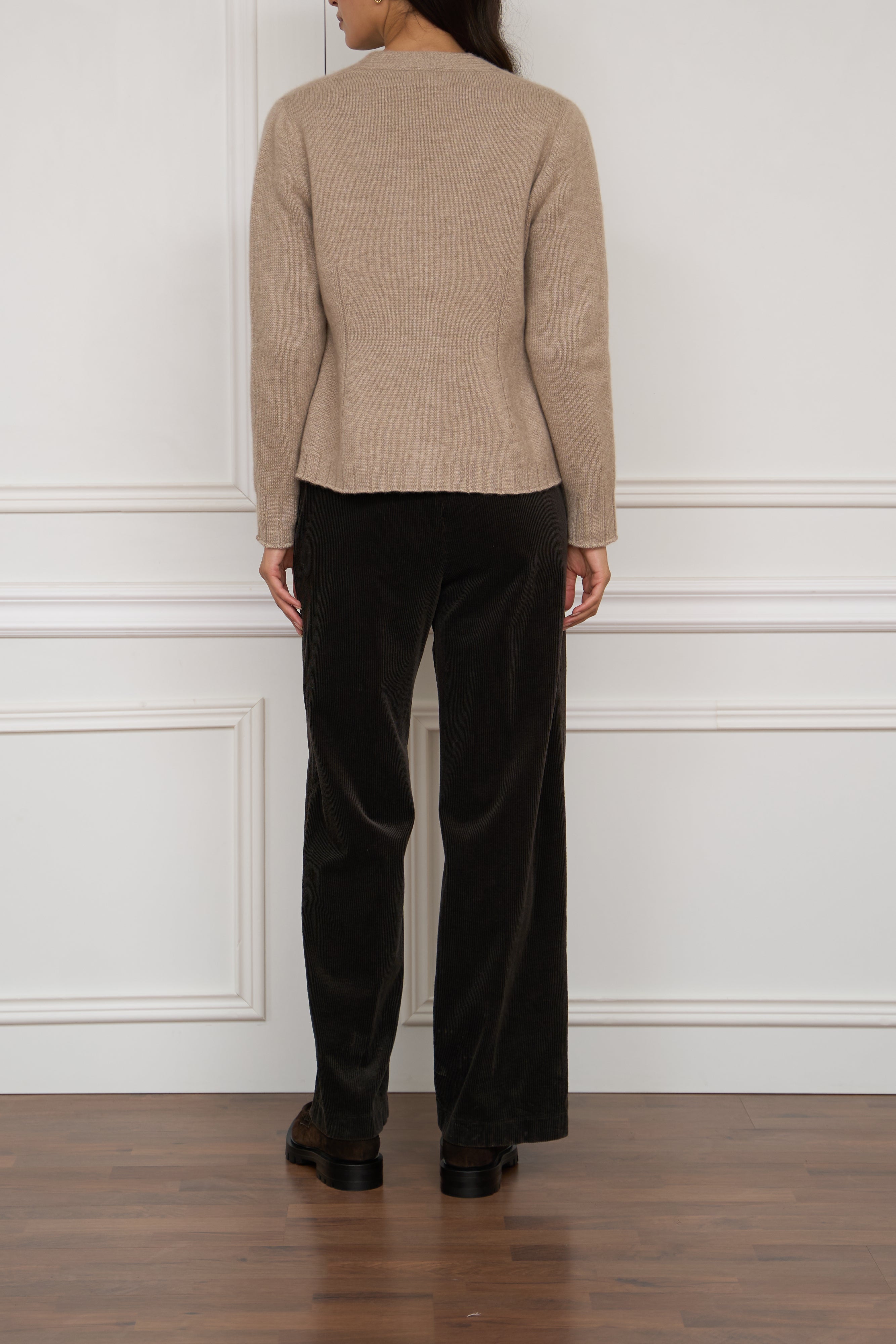 Cordhose in braun