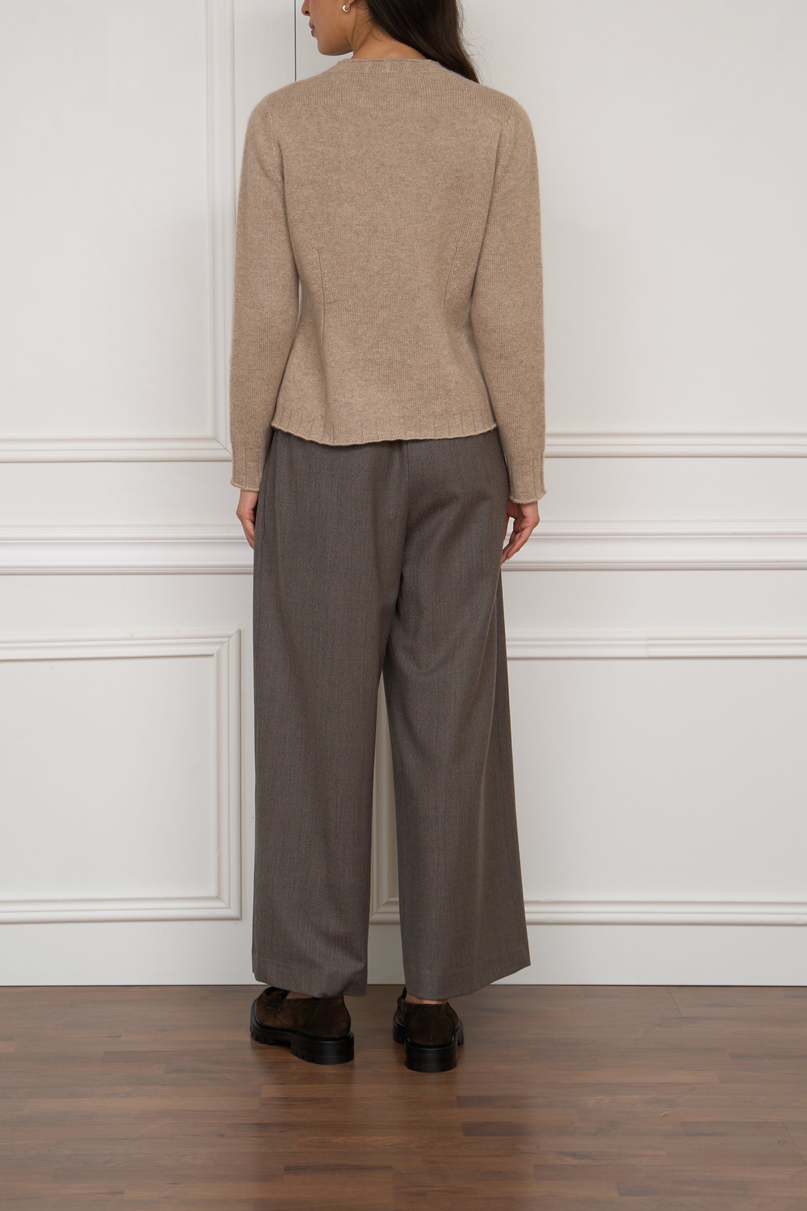 Wollhose in taupe