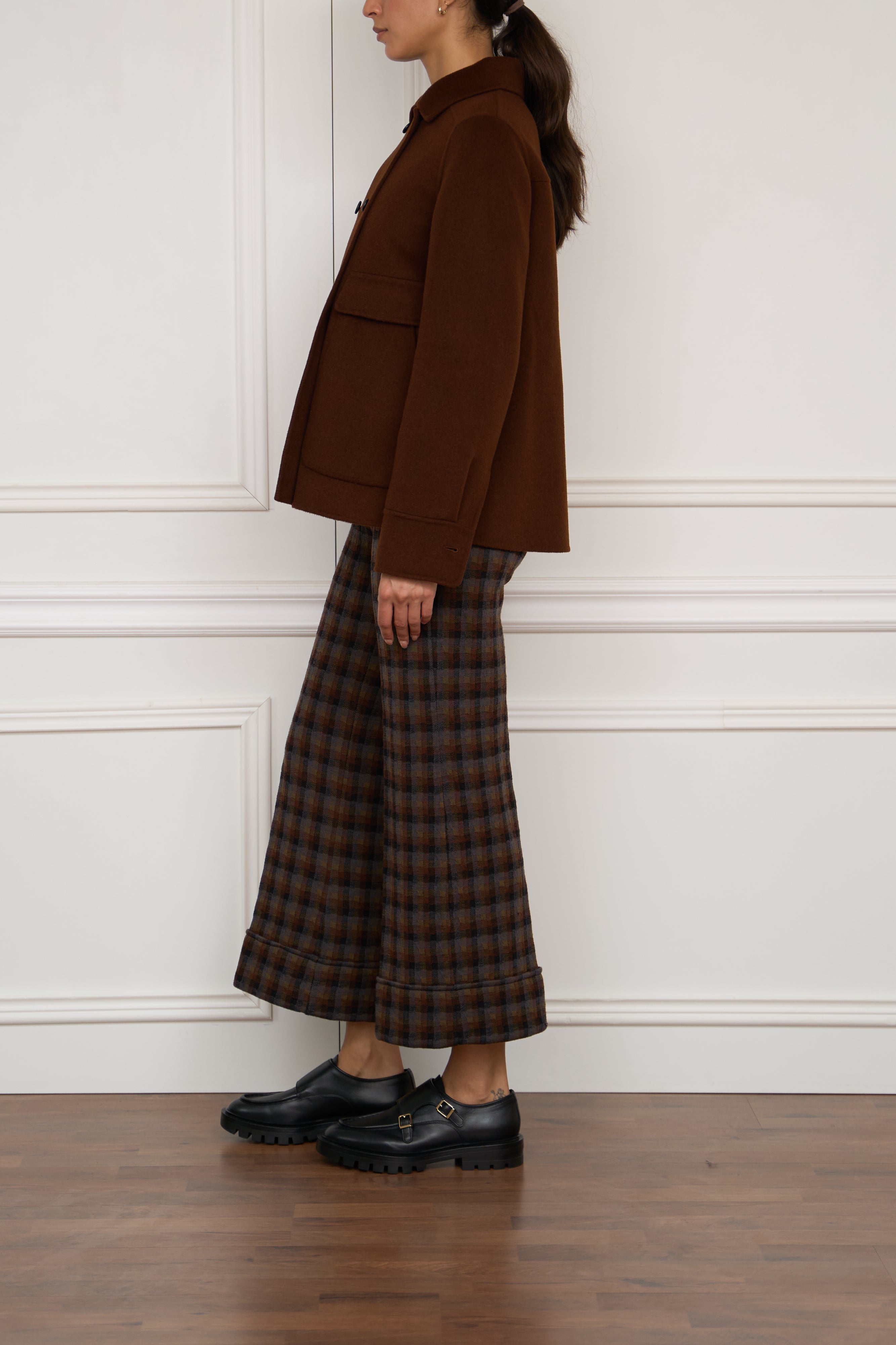 Wollhose mit Karomuster