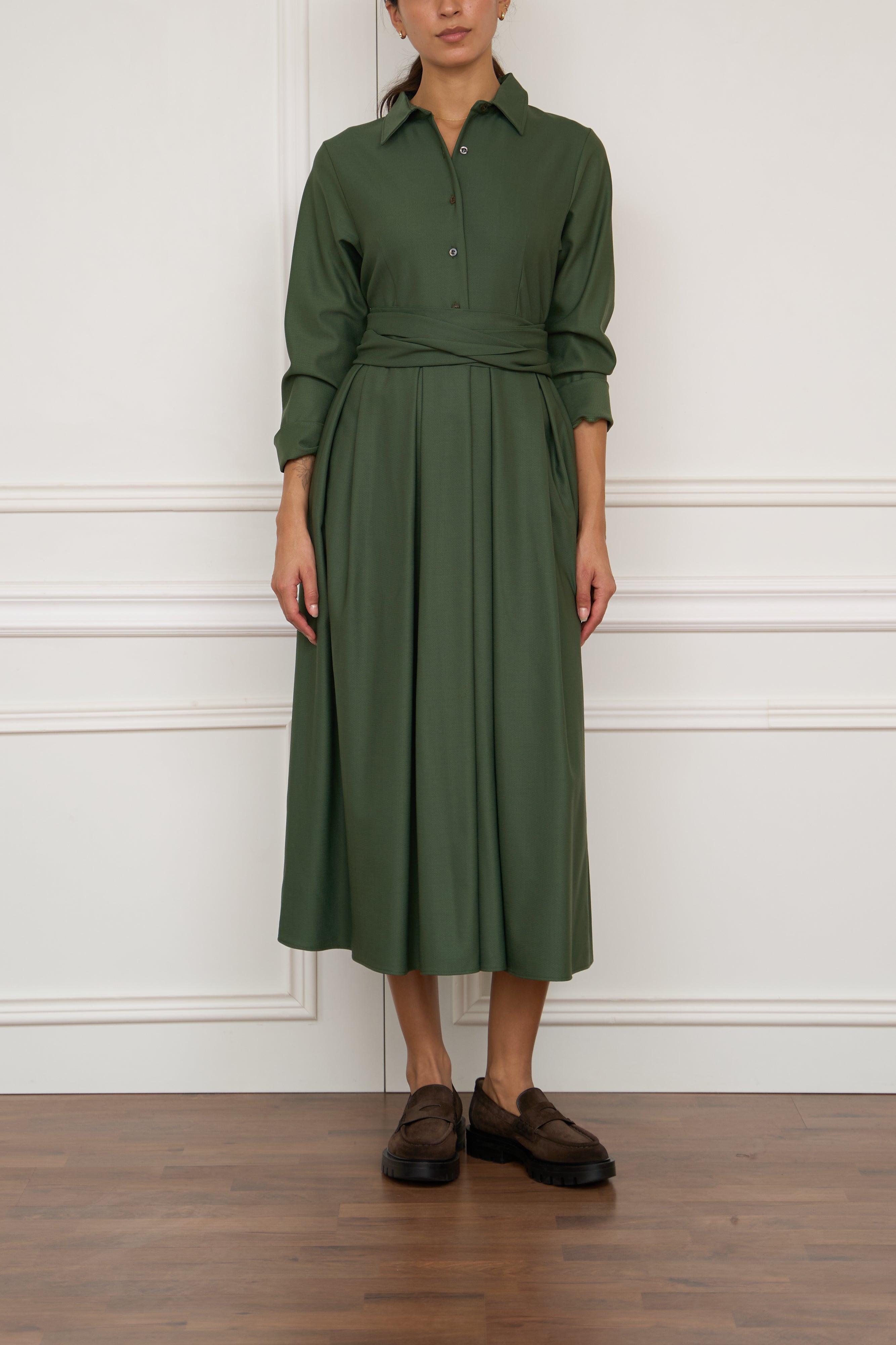 Kleid in grün