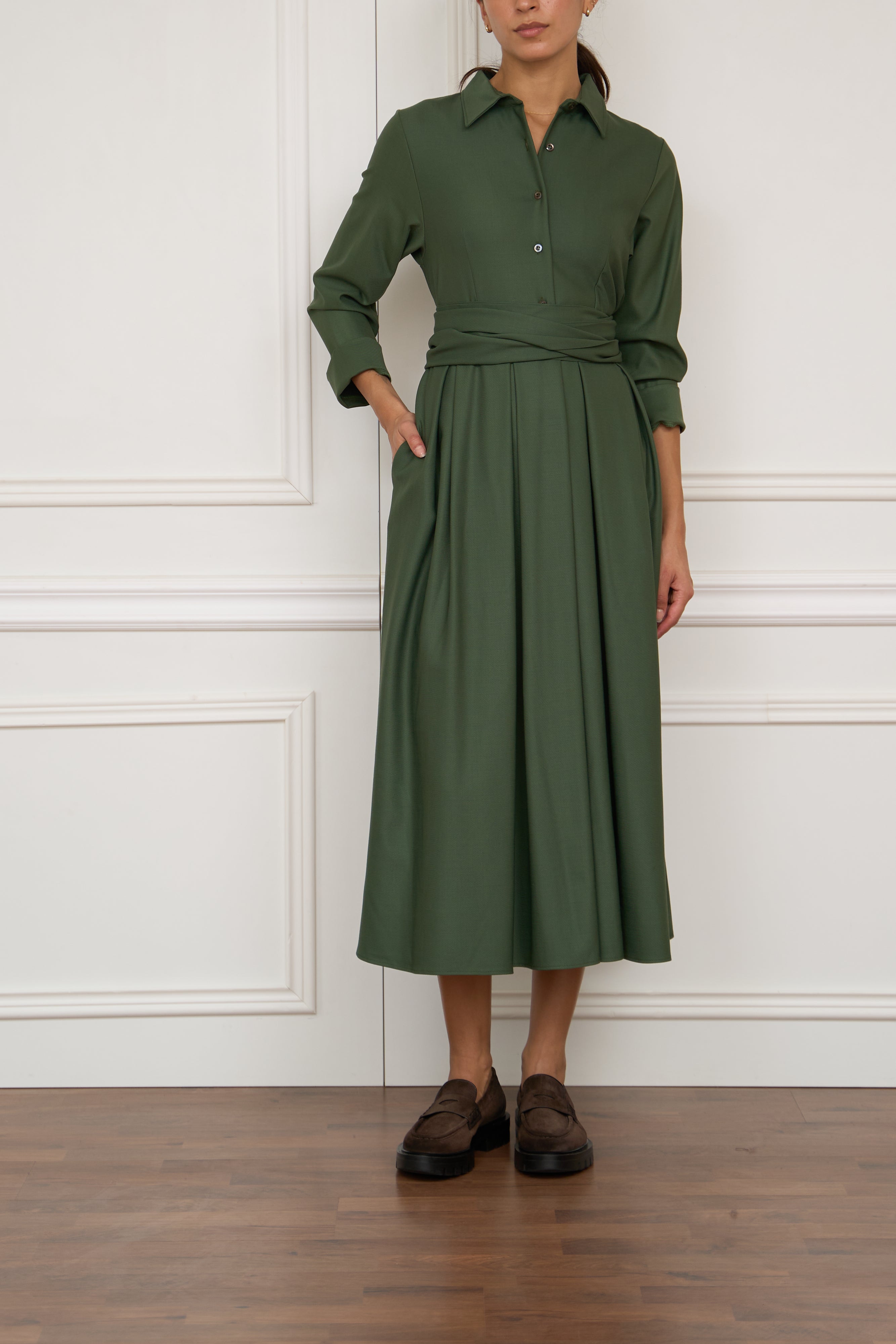 Kleid in grün