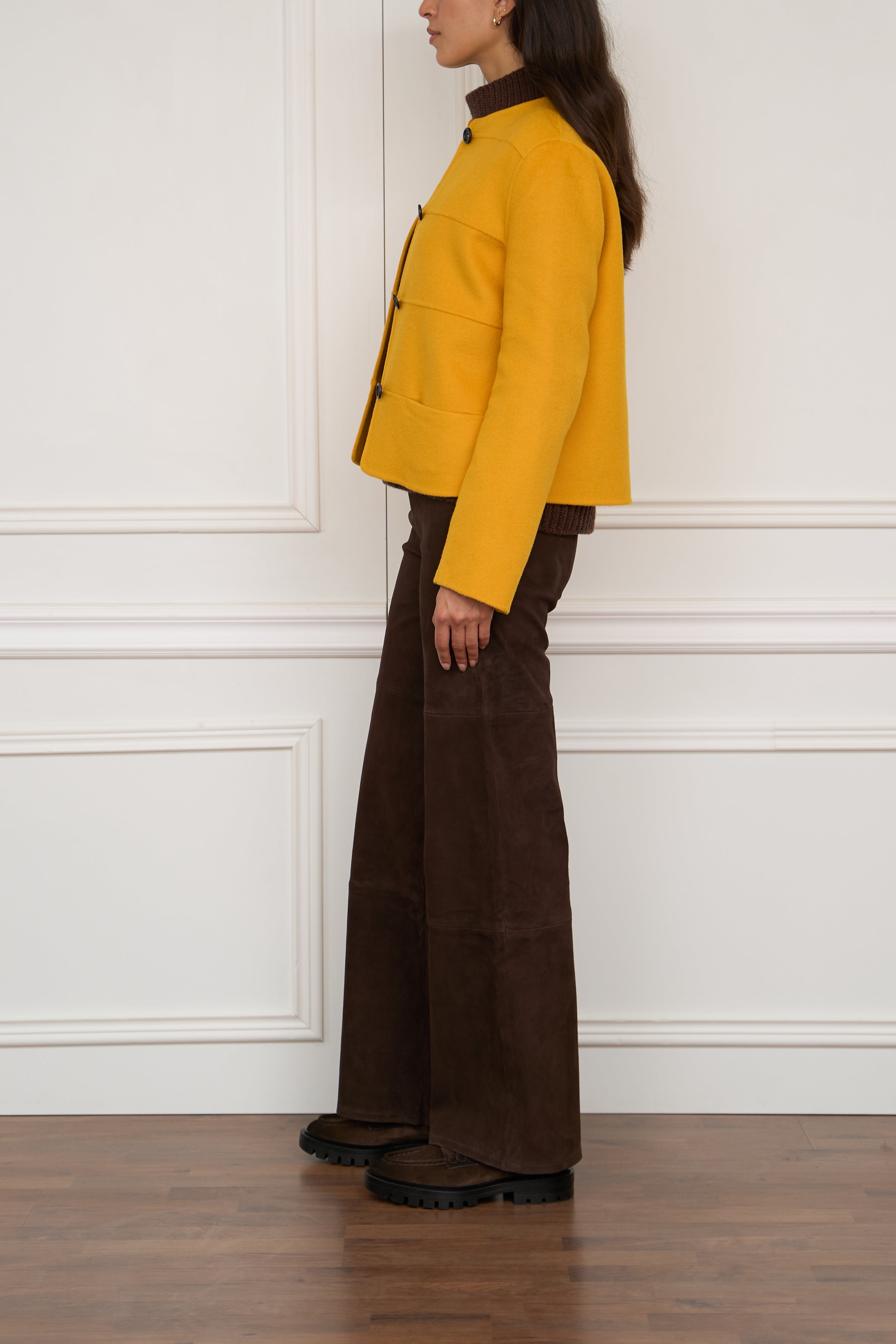 Jacke in gelb