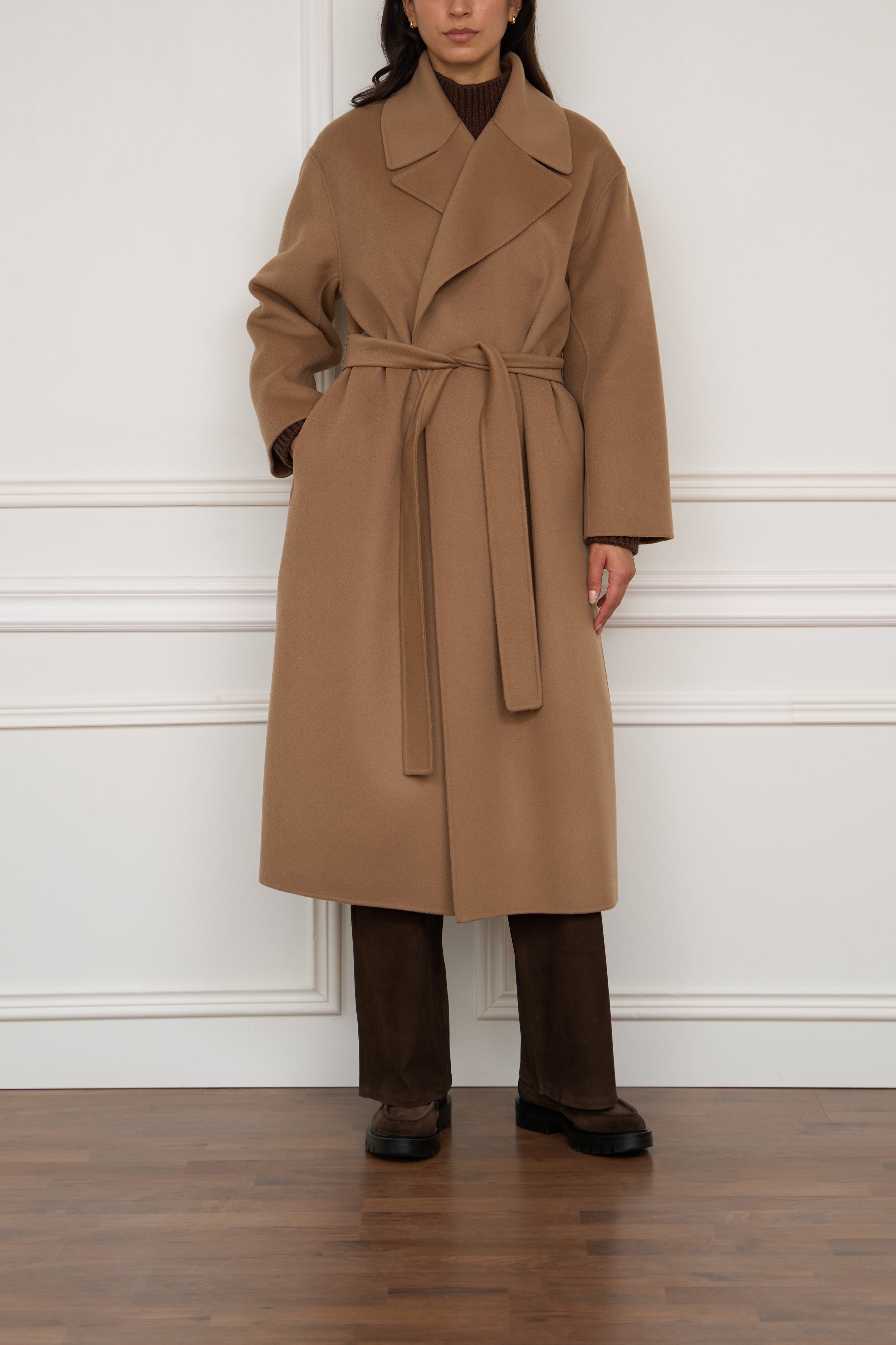 Wollmantel 'Olanda' in camel