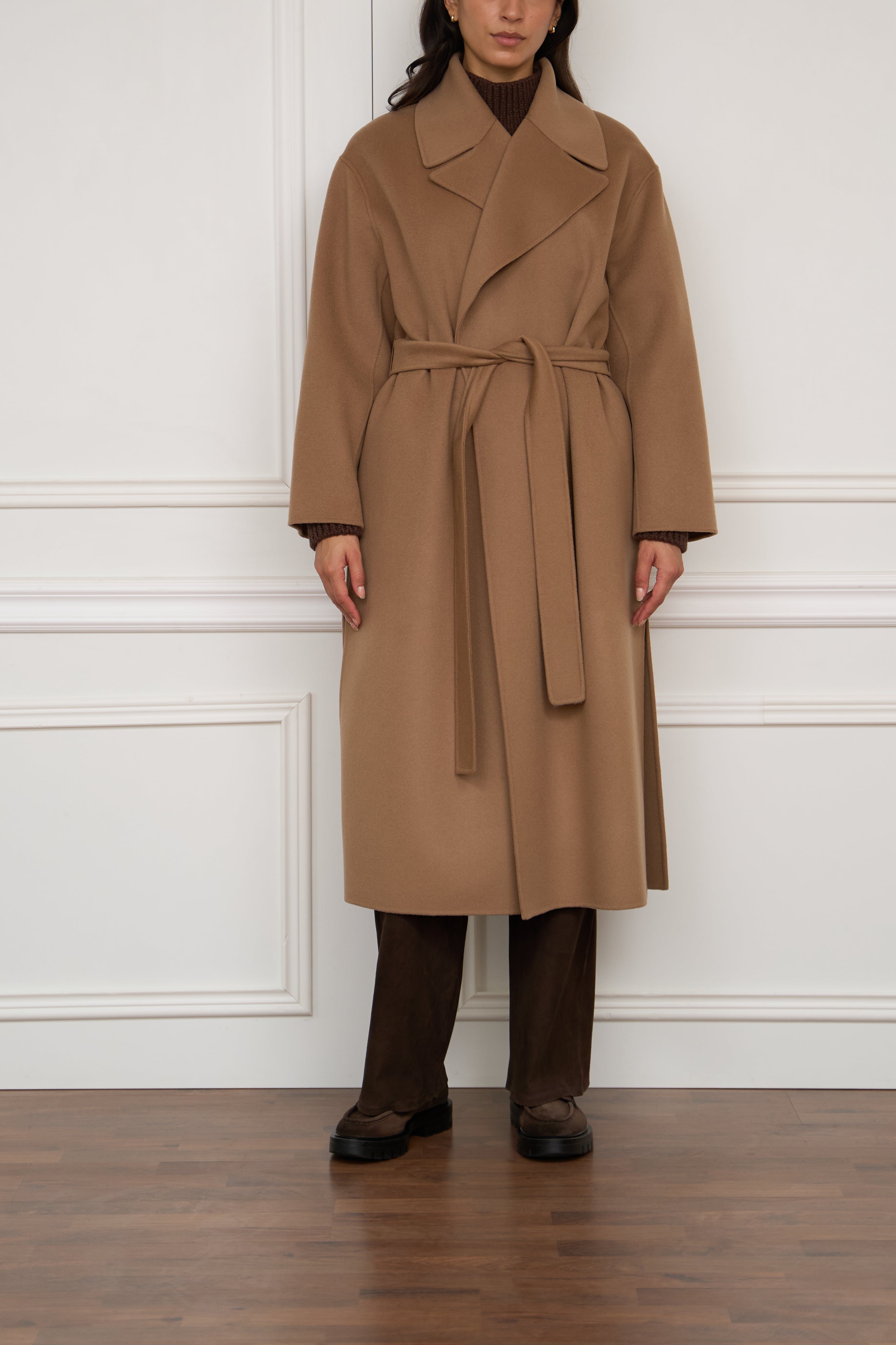 Wollmantel 'Olanda' in camel