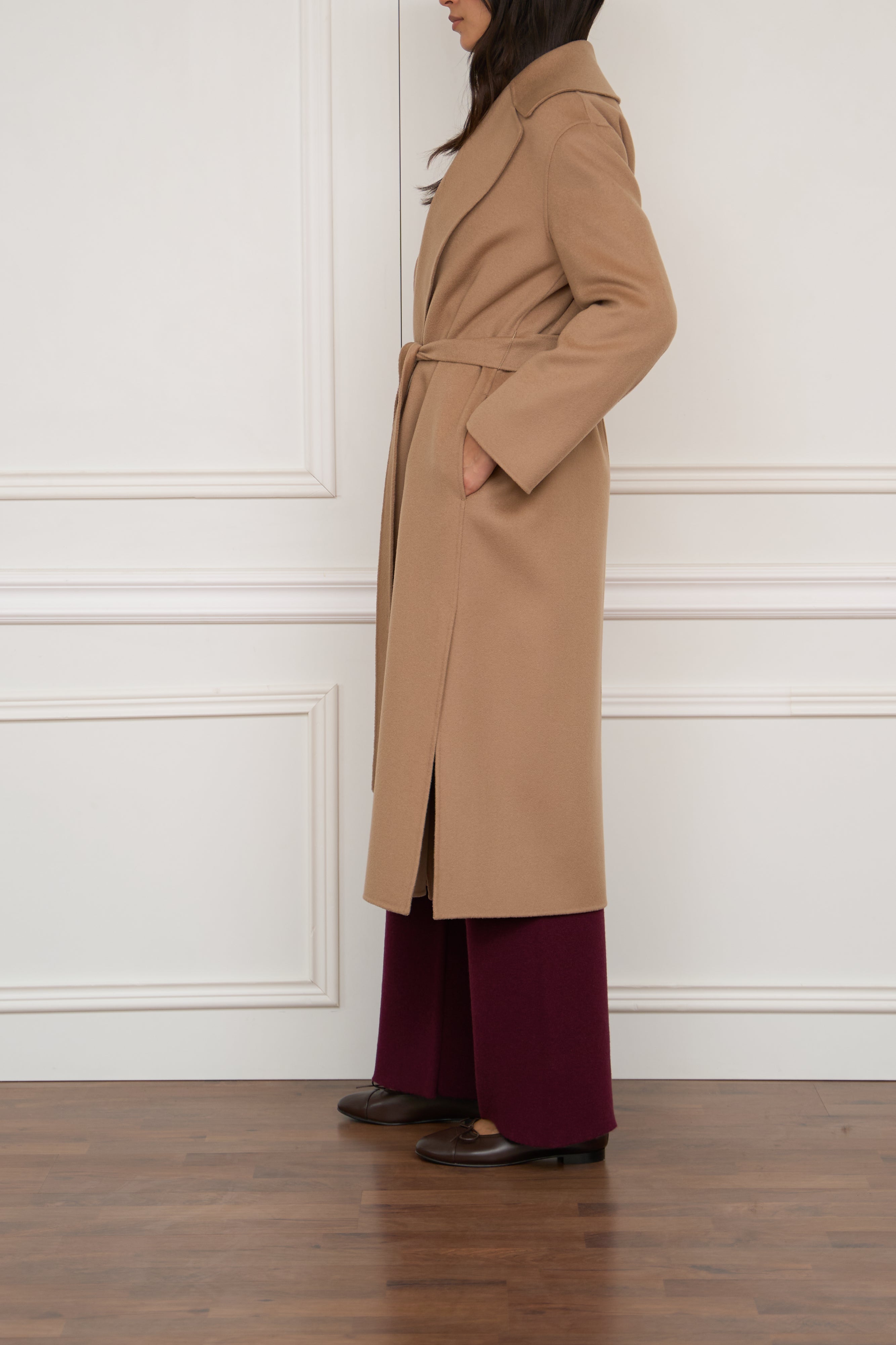 Wollmantel 'Livia' in camel