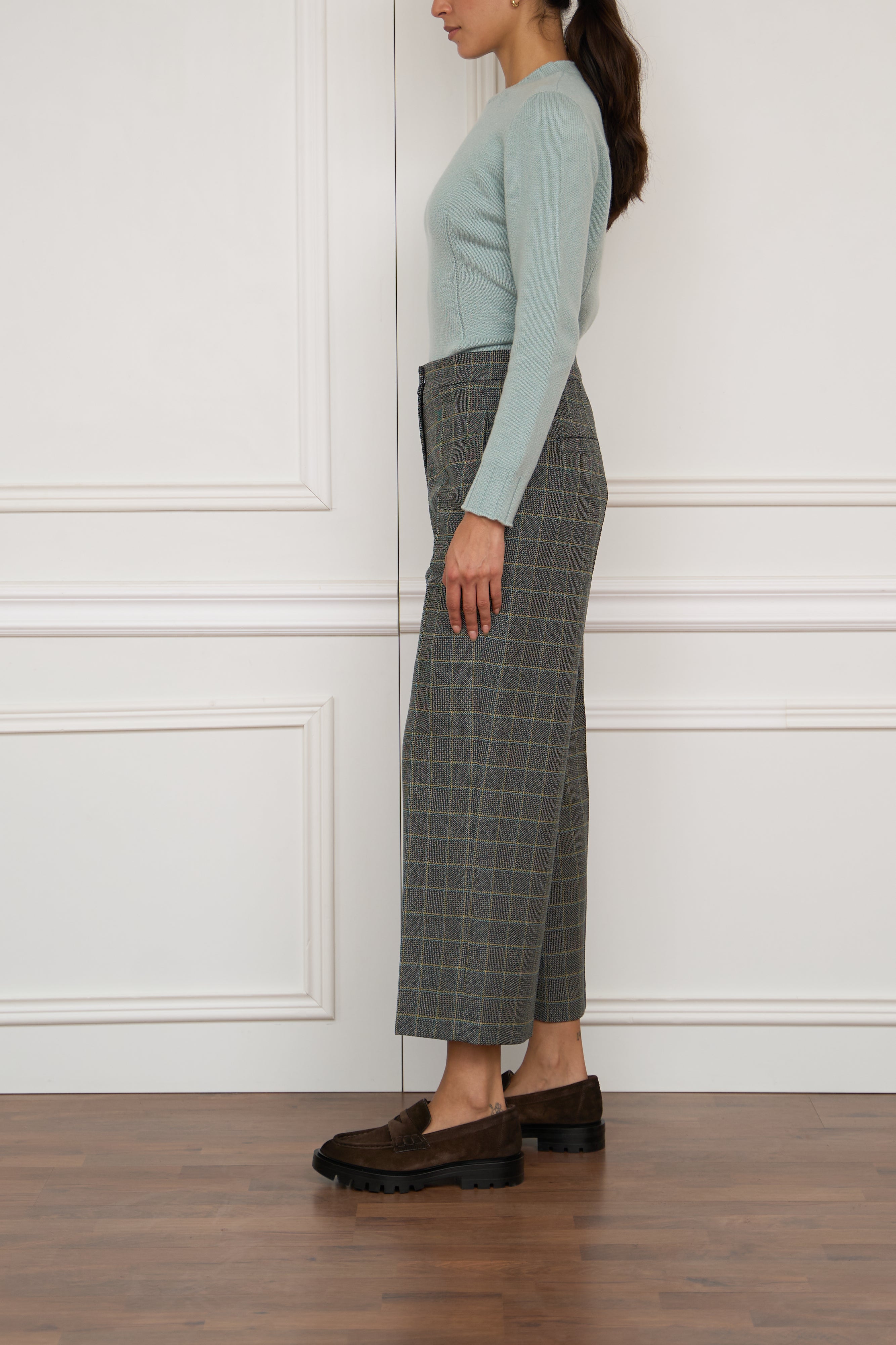 Wollhose mit Karomuster