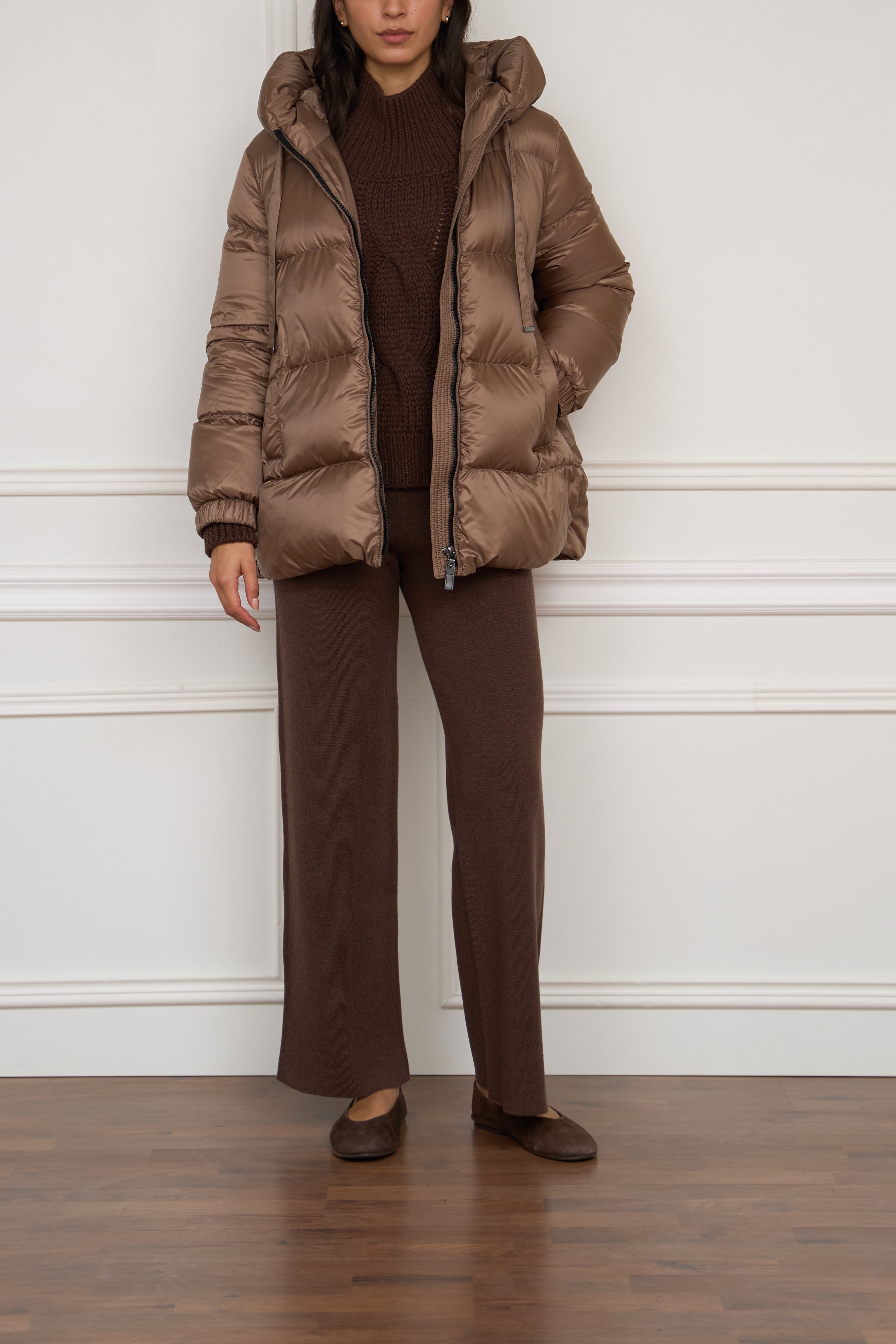 Daunenjacke 'Seia' in braun
