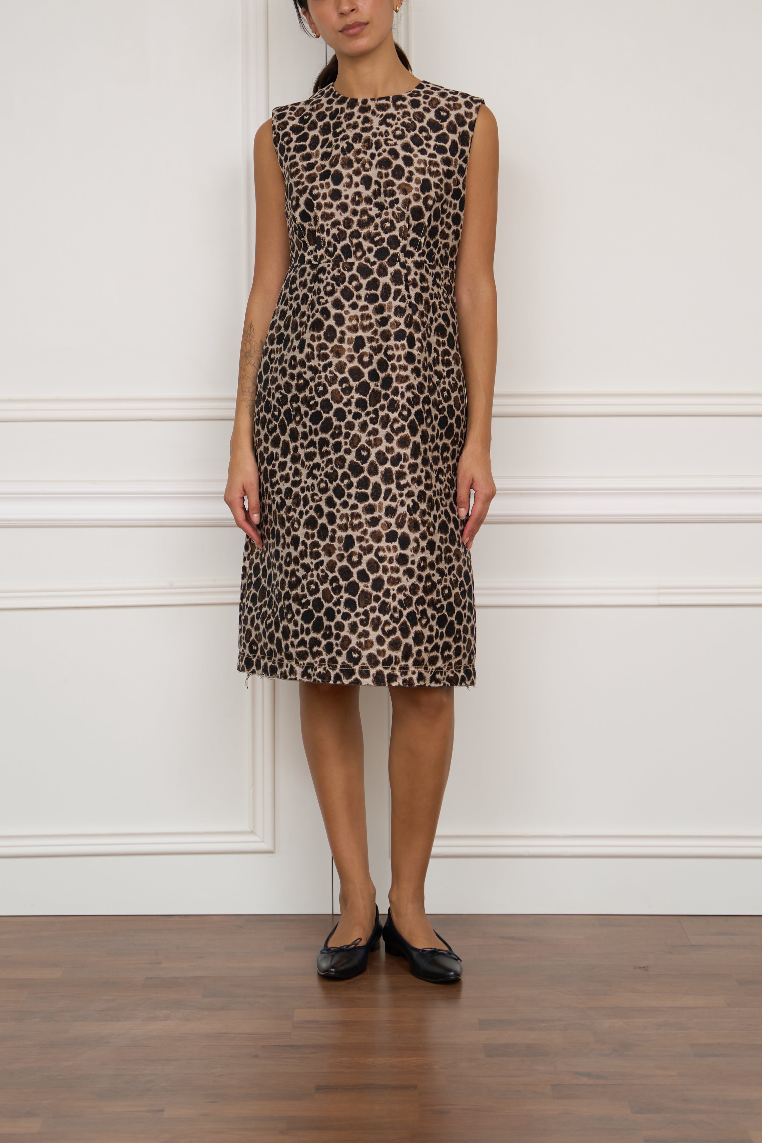 Kleid mit Leopardenmuster